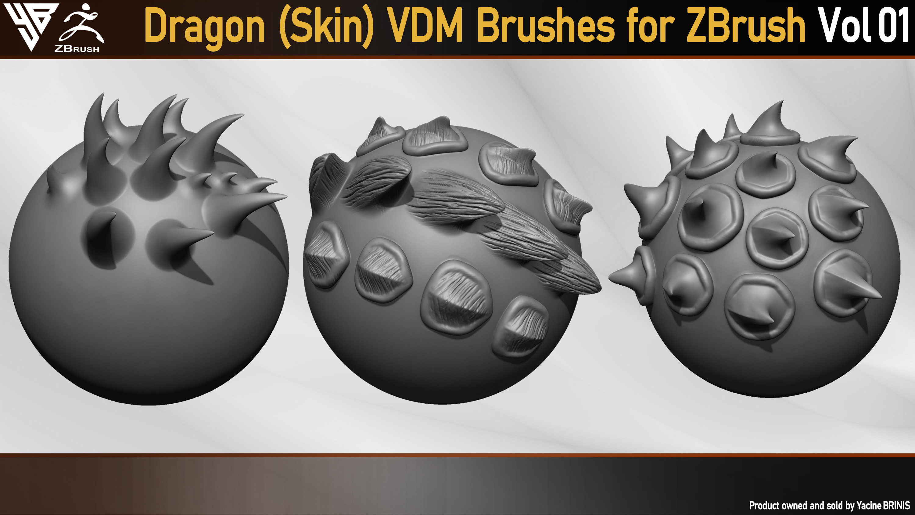 Dragon  (Skin)  VDM  Brushes  for  ZBrush  Vol 01 by Yacine BRINIS 003