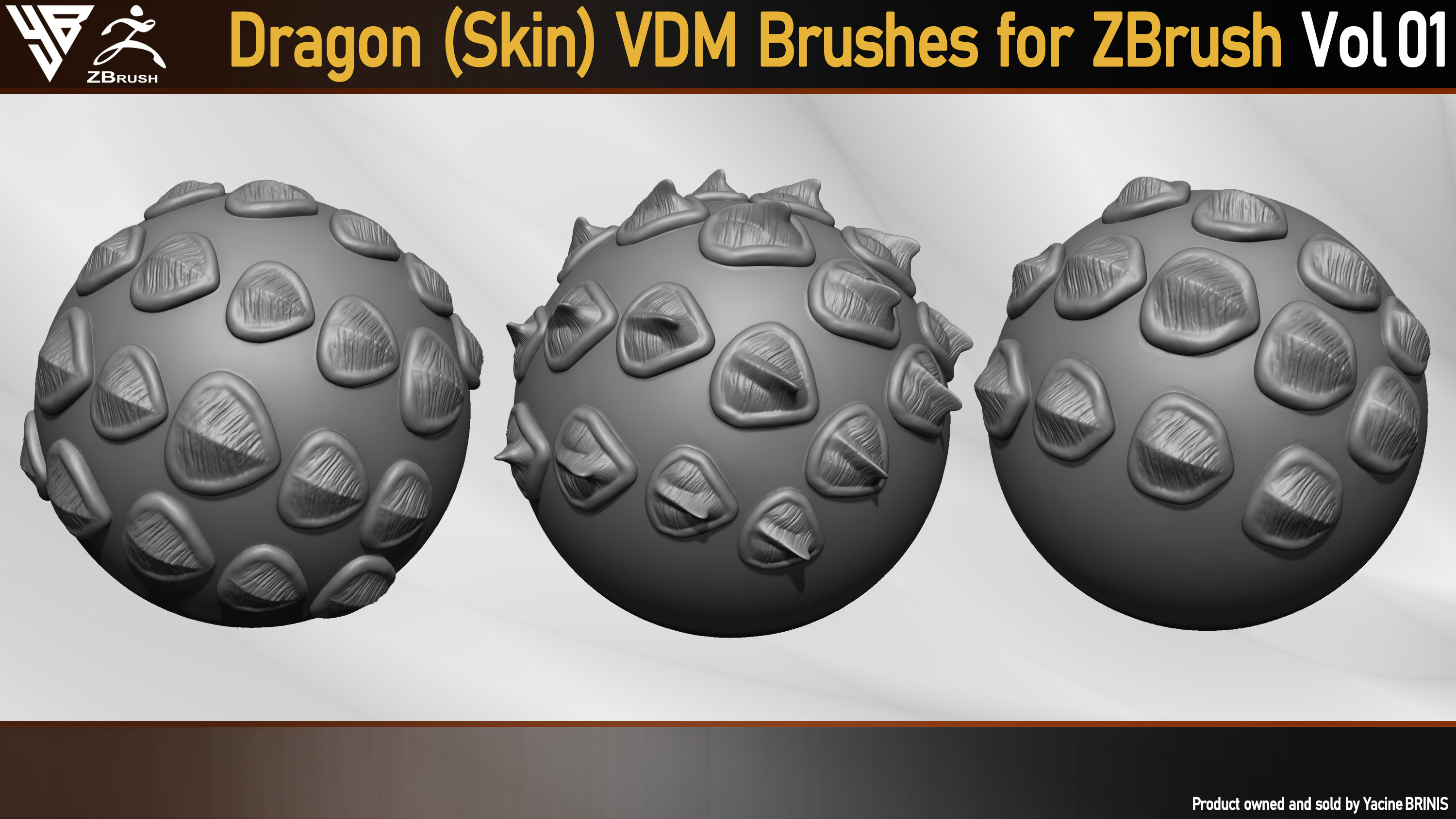 Dragon  (Skin)  VDM  Brushes  for  ZBrush  Vol 01 by Yacine BRINIS 004