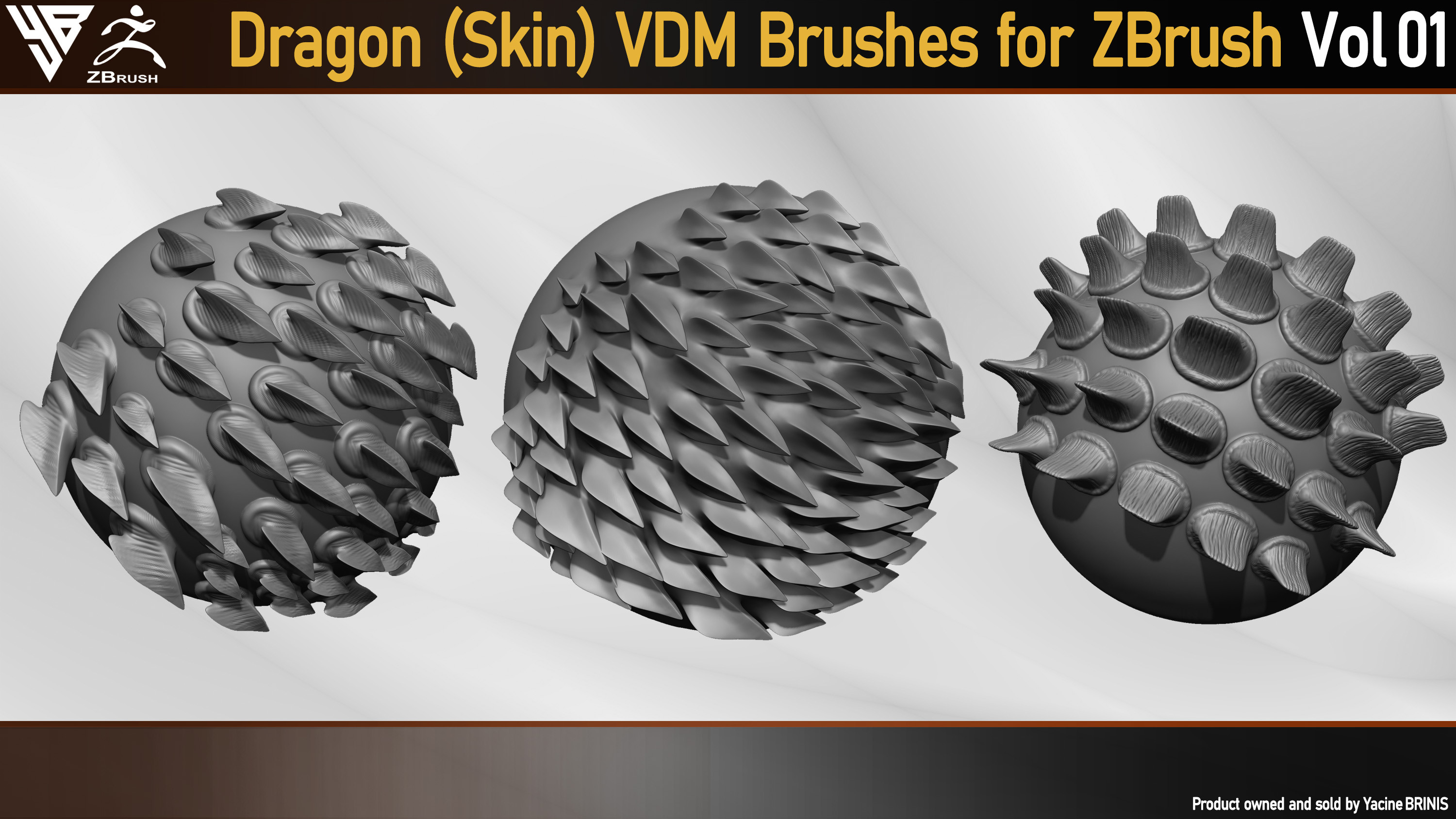 Dragon  (Skin)  VDM  Brushes  for  ZBrush  Vol 01 by Yacine BRINIS 007