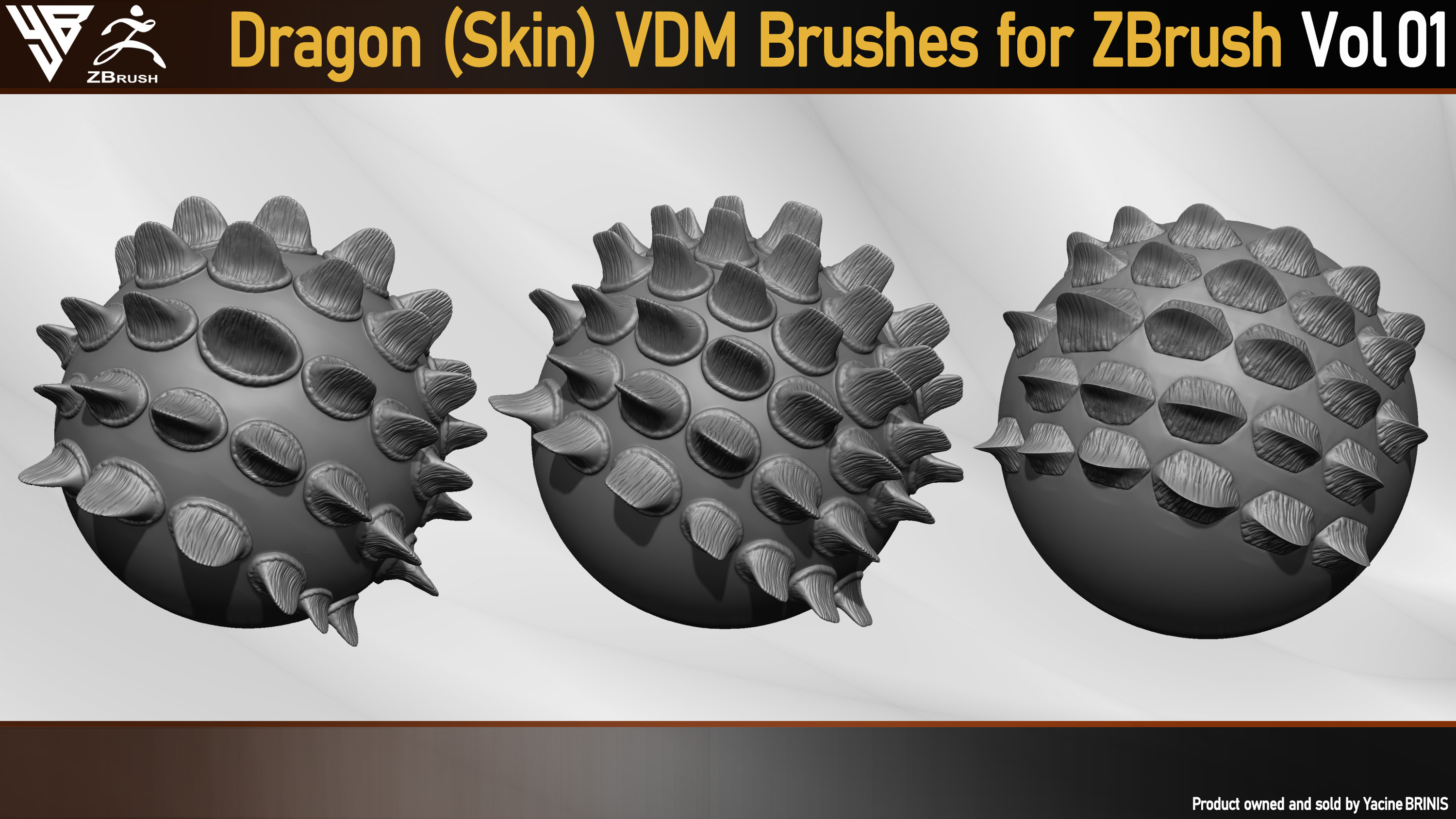Dragon  (Skin)  VDM  Brushes  for  ZBrush  Vol 01 by Yacine BRINIS 008
