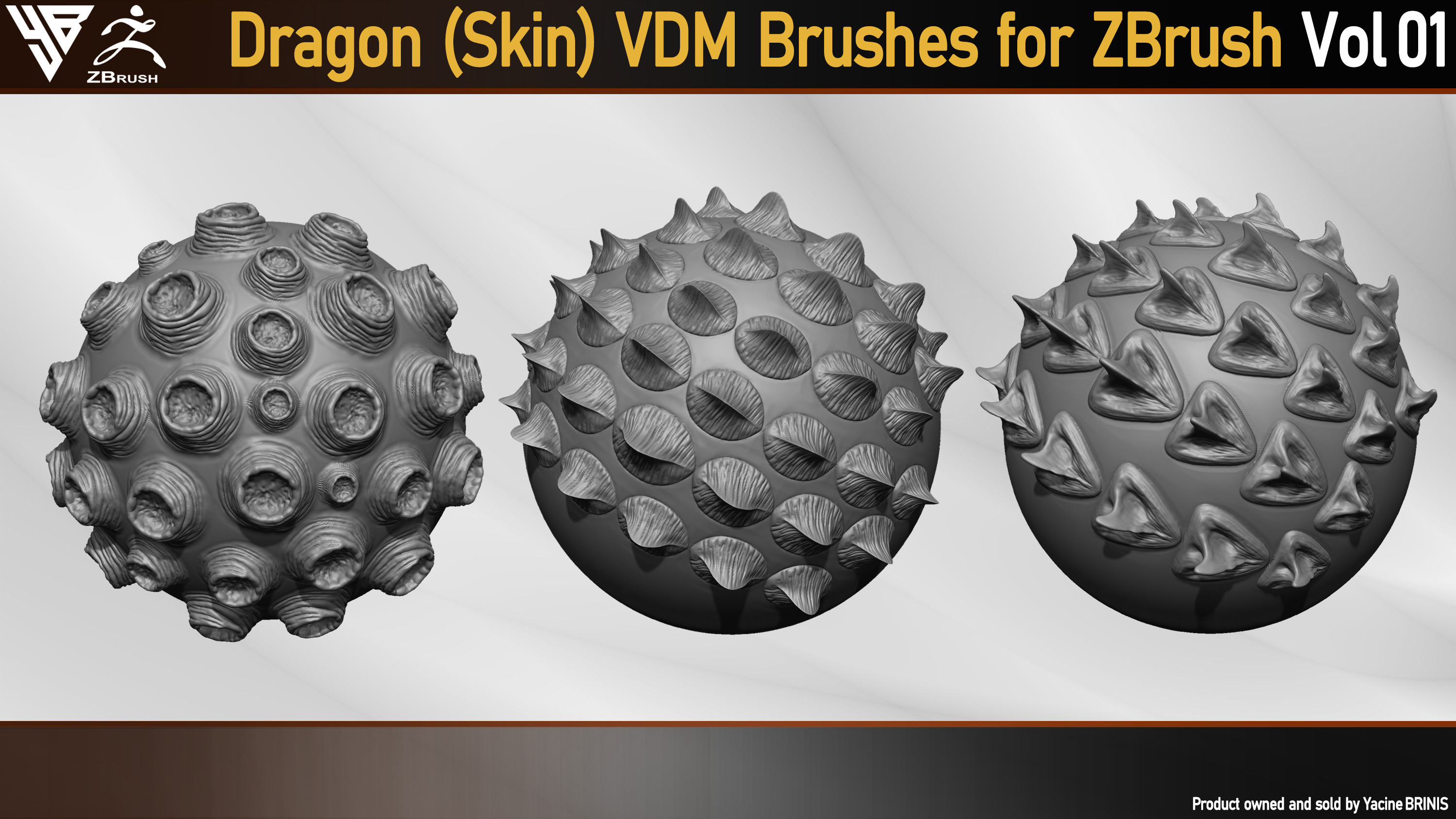Dragon  (Skin)  VDM  Brushes  for  ZBrush  Vol 01 by Yacine BRINIS 009