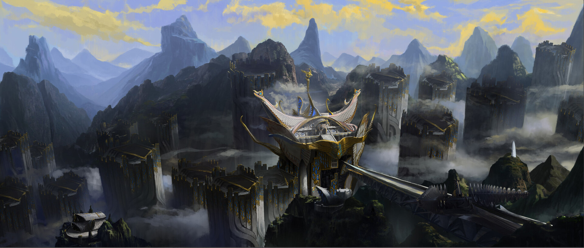 ArtStation - Concept desgin For Novoland: The Castle in the Sky Ⅱ/九州天空城 ...