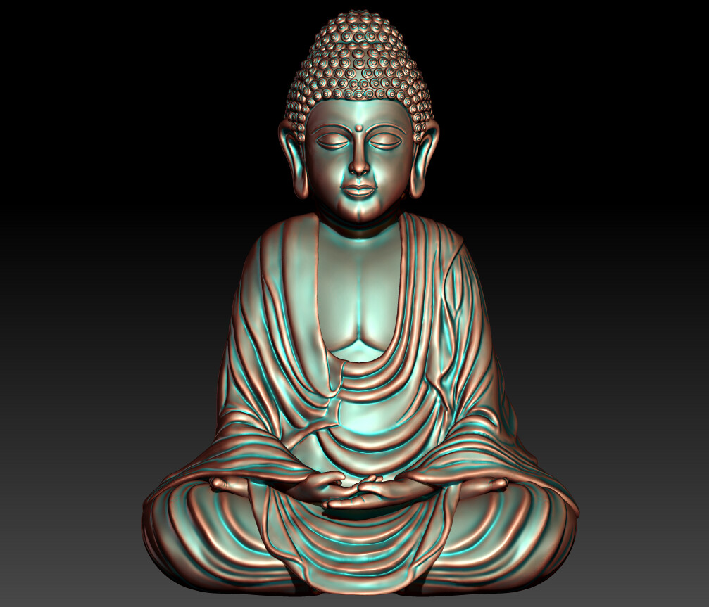 ArtStation - Cute Buddha