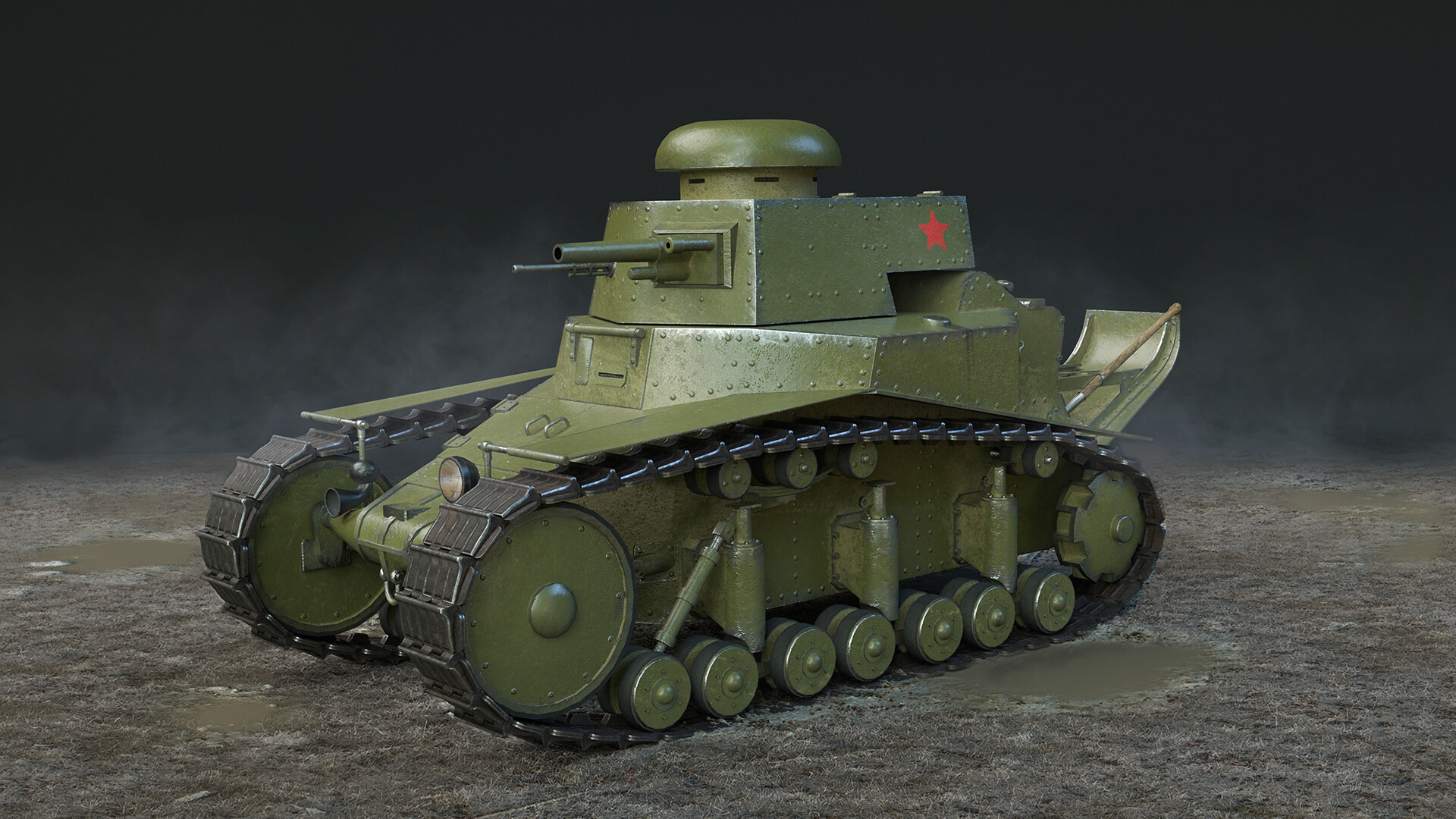ArtStation - T-18 soviet tank