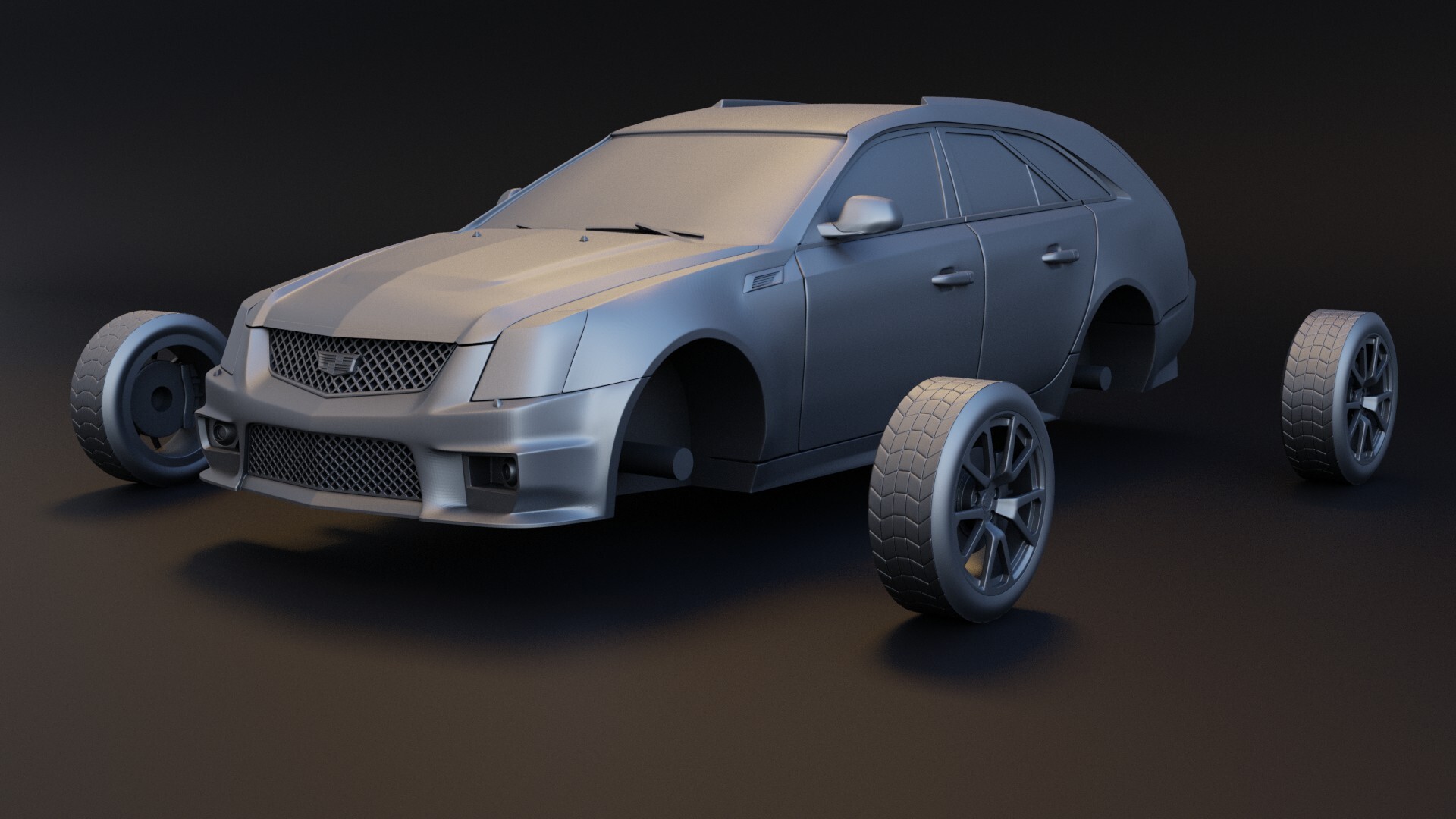 Cadillac Emblem 3d models