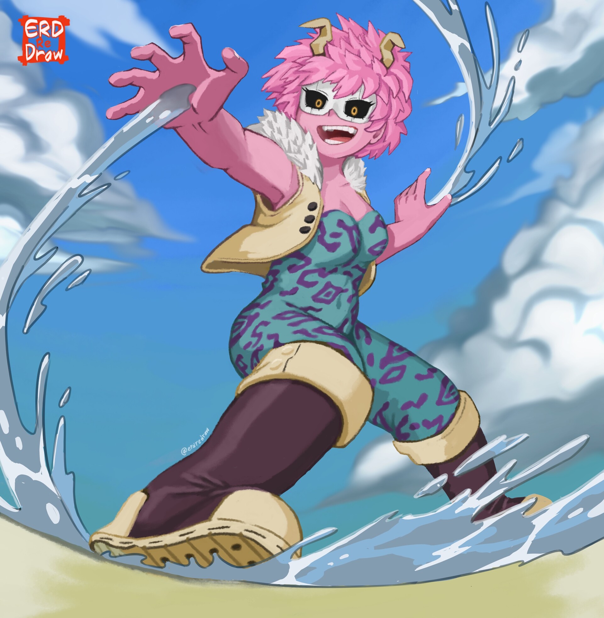 ArtStation - Ashido Mina Fan art