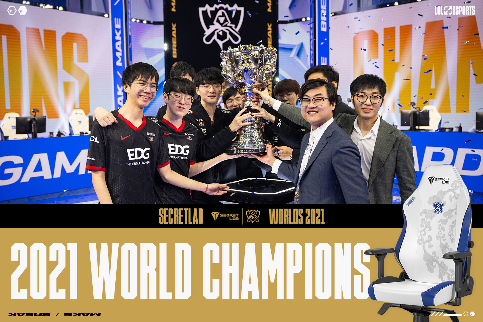 Clement Tan Secretlab Worlds 2021 Edition Chair