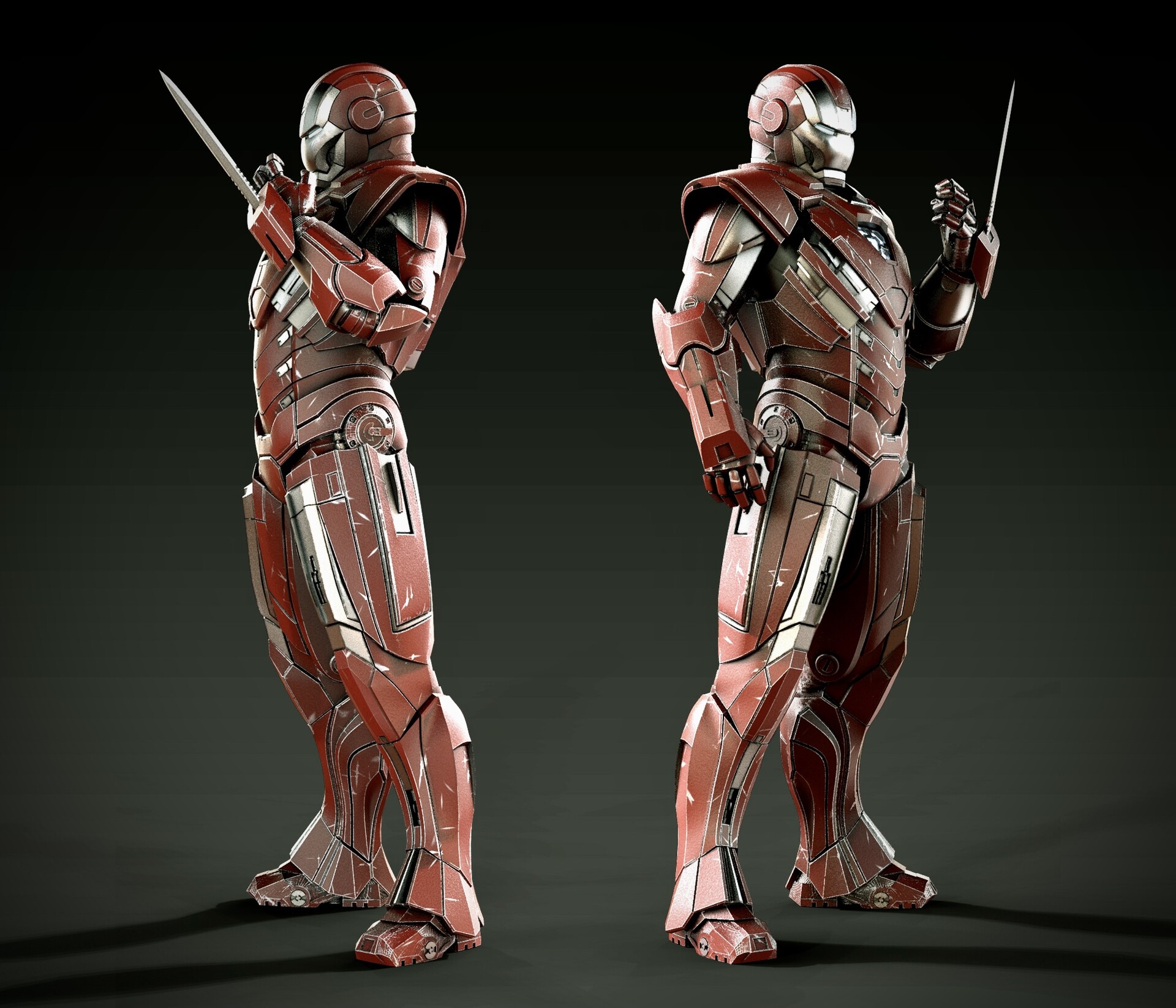 Dot Square - IRONMAN Mark33 -SILVER CENTURION-