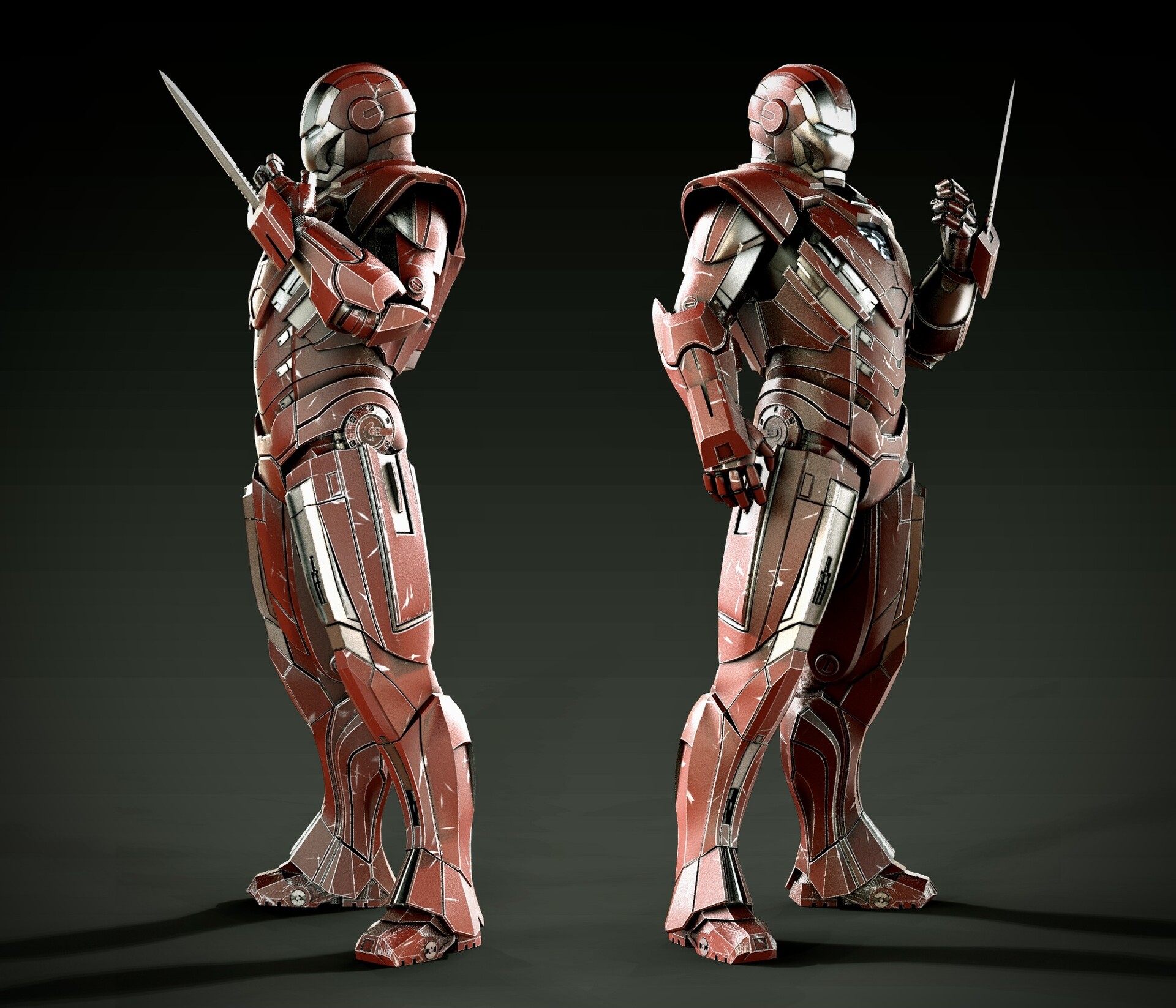 ArtStation - Silver Centurion 3D model Improvised