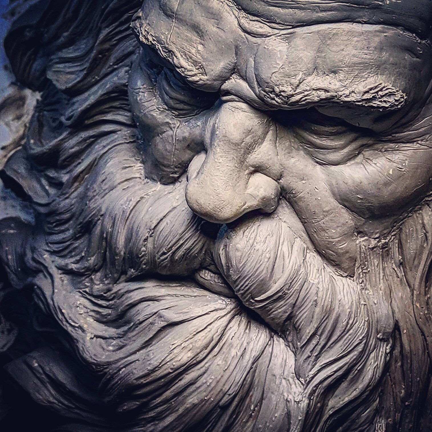 ArtStation Zeus tradicional sculpture