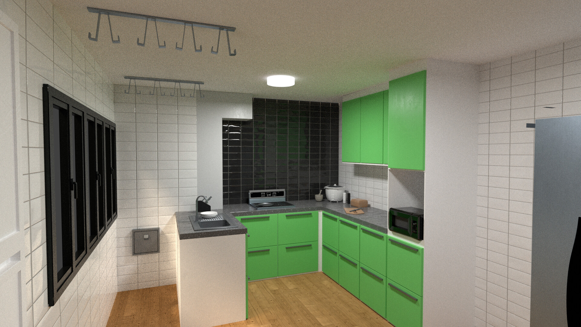 ArtStation - Kitchen 3d Render