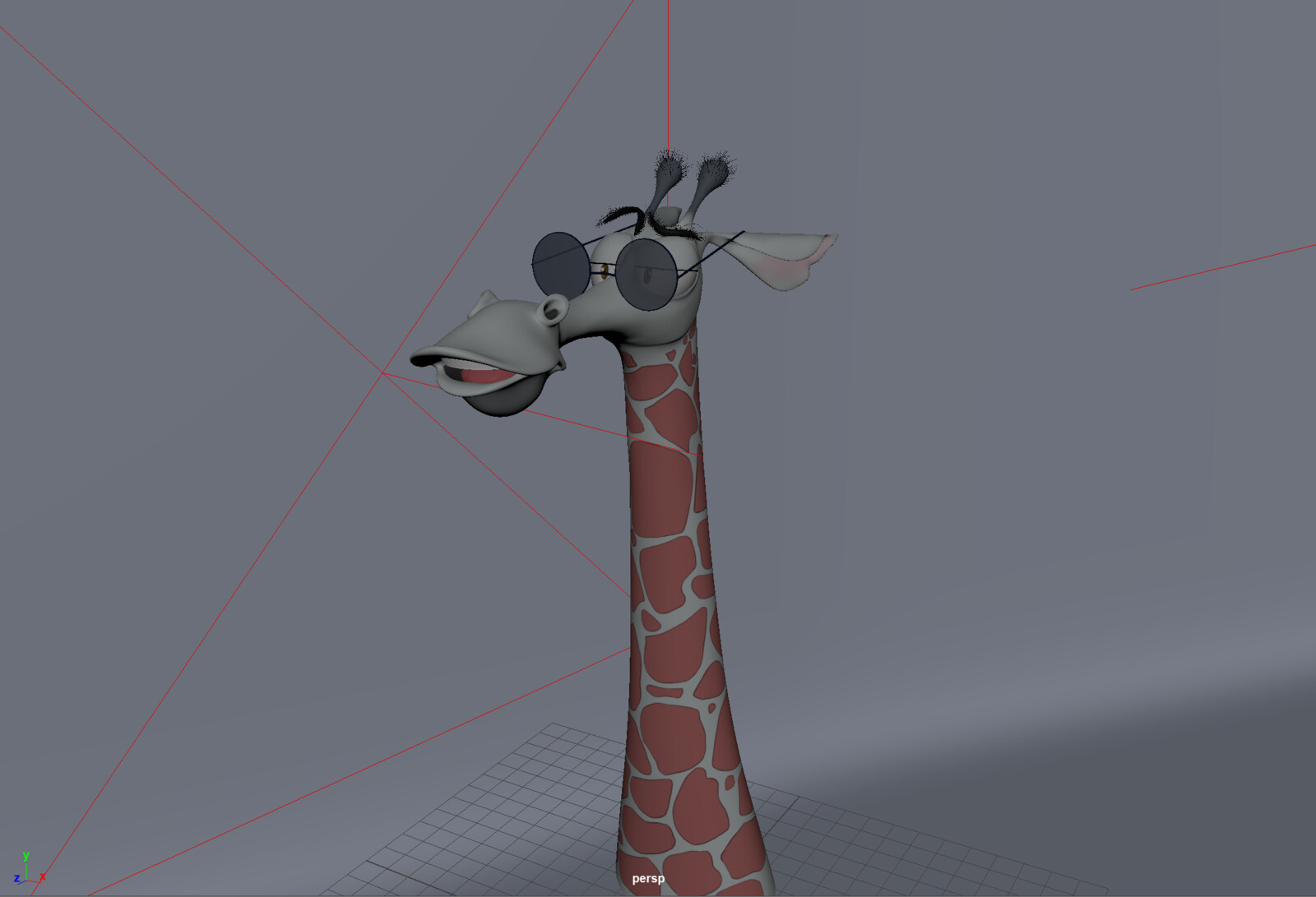 in the viewport for fun 