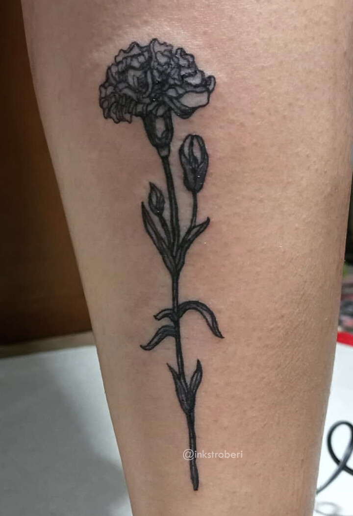 30 Carnation Tattoos to Honor the January Birth Flower  100 Tattoos