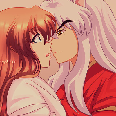 Inumy Suzue· — mmhinman: kiss request for @animehusbandno1 of