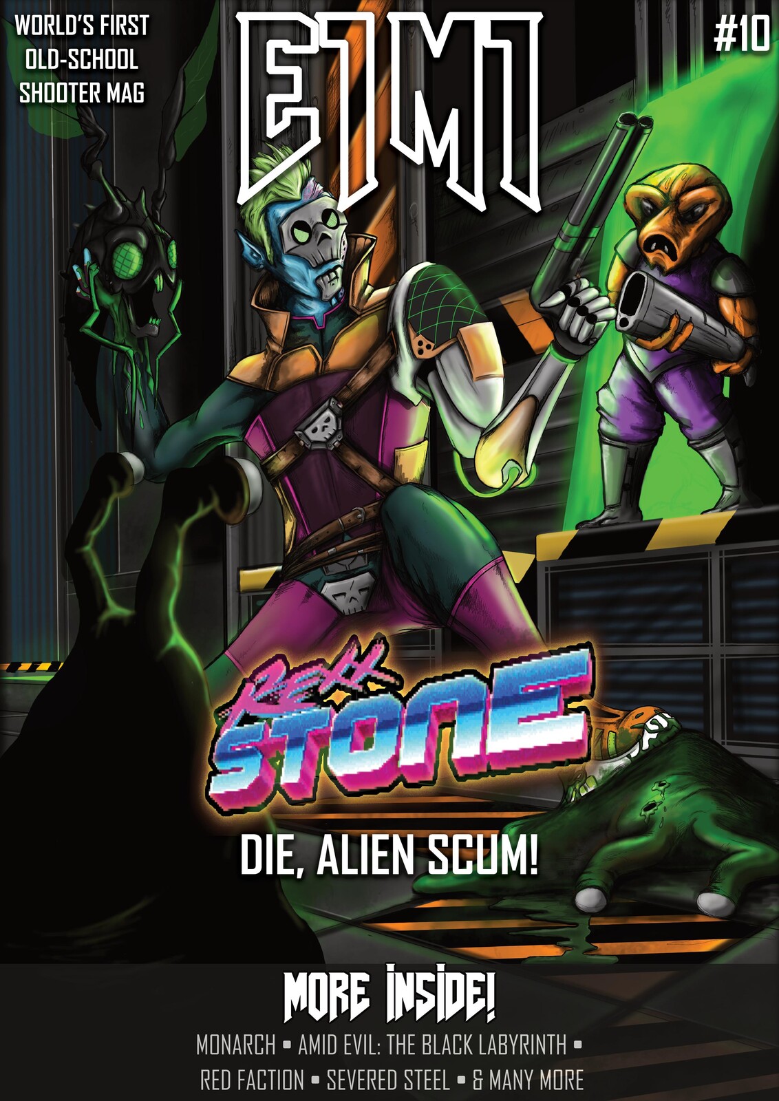 Cover art for E1M1 for game Rexx Stone