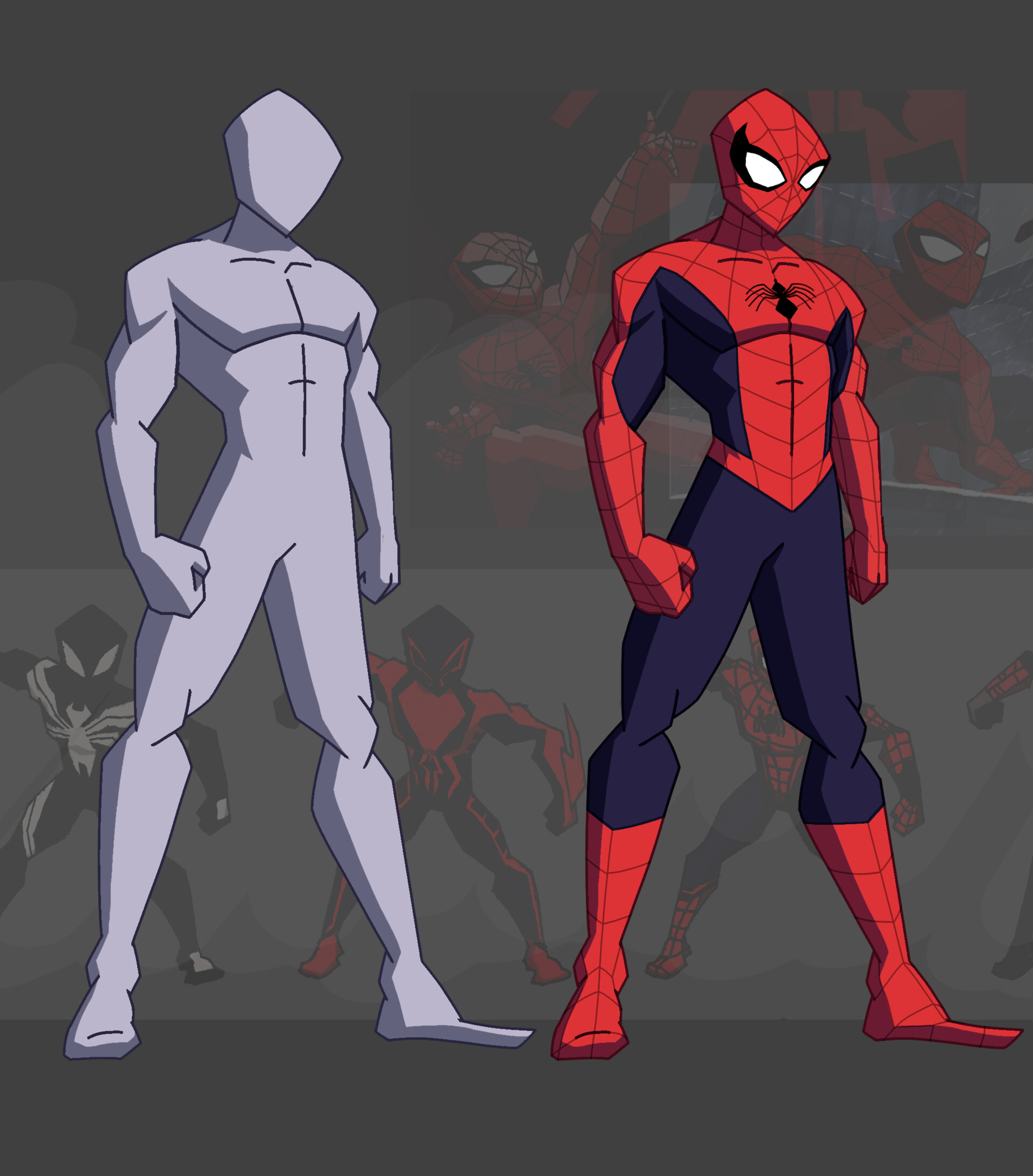 Spiderman Template