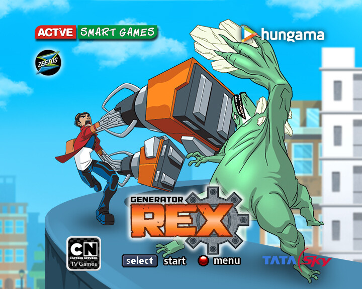 Artwork of generator rex from cartoon network