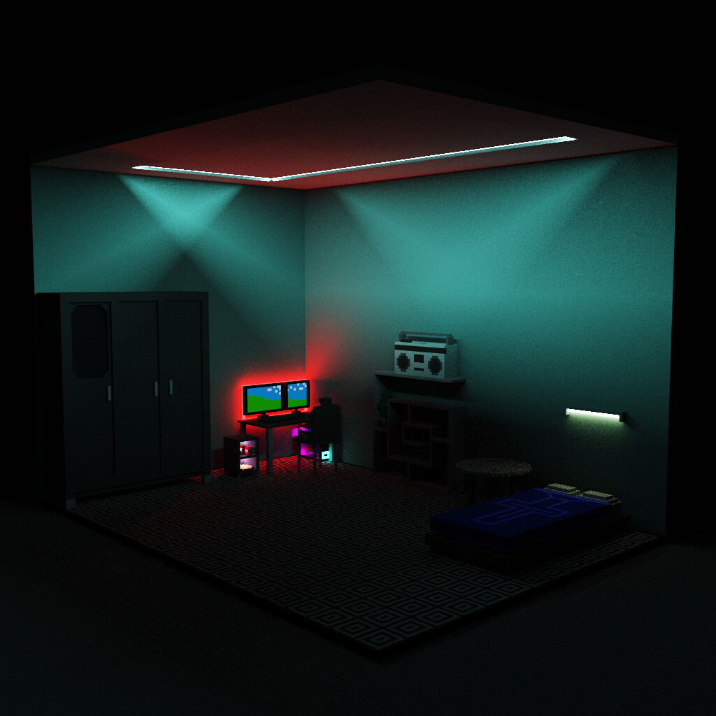 ArtStation Voxel LED room