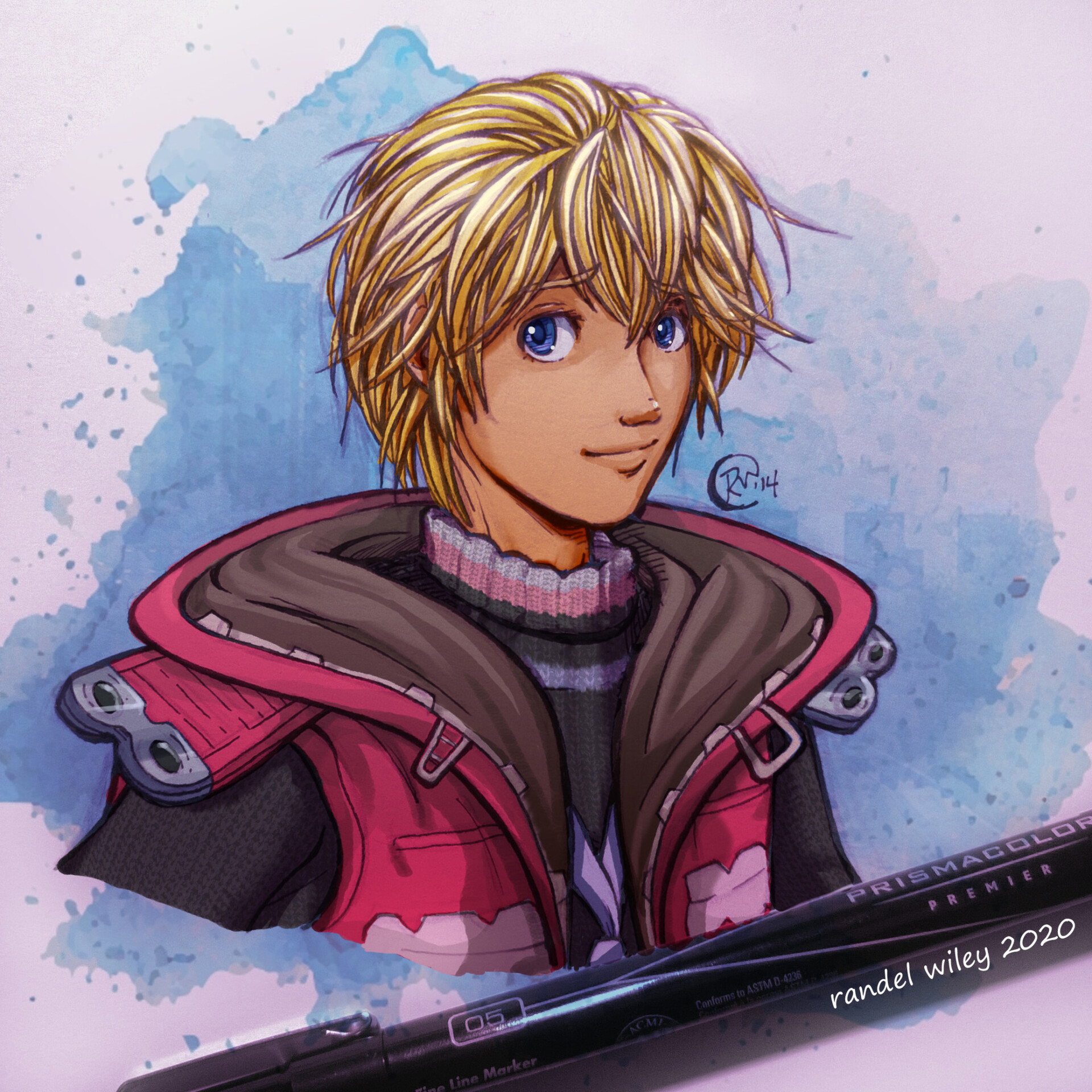 ArtStation Xenoblade Chronicles Shulk Ink