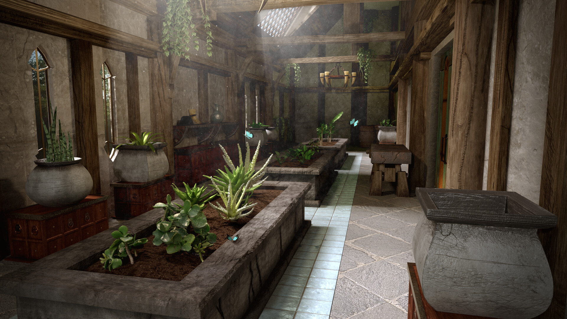 ArtStation Skyrim Greenhouse