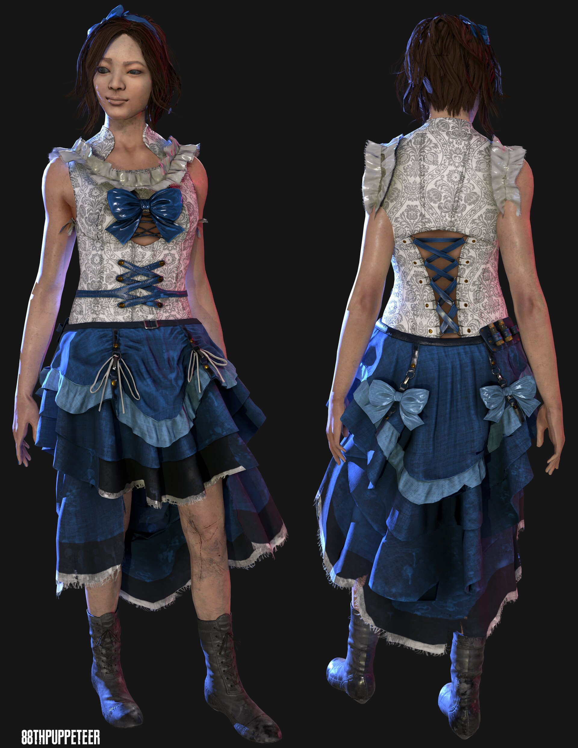 ArtStation Dead by Daylight Feng Min Spring Days Custom Skin