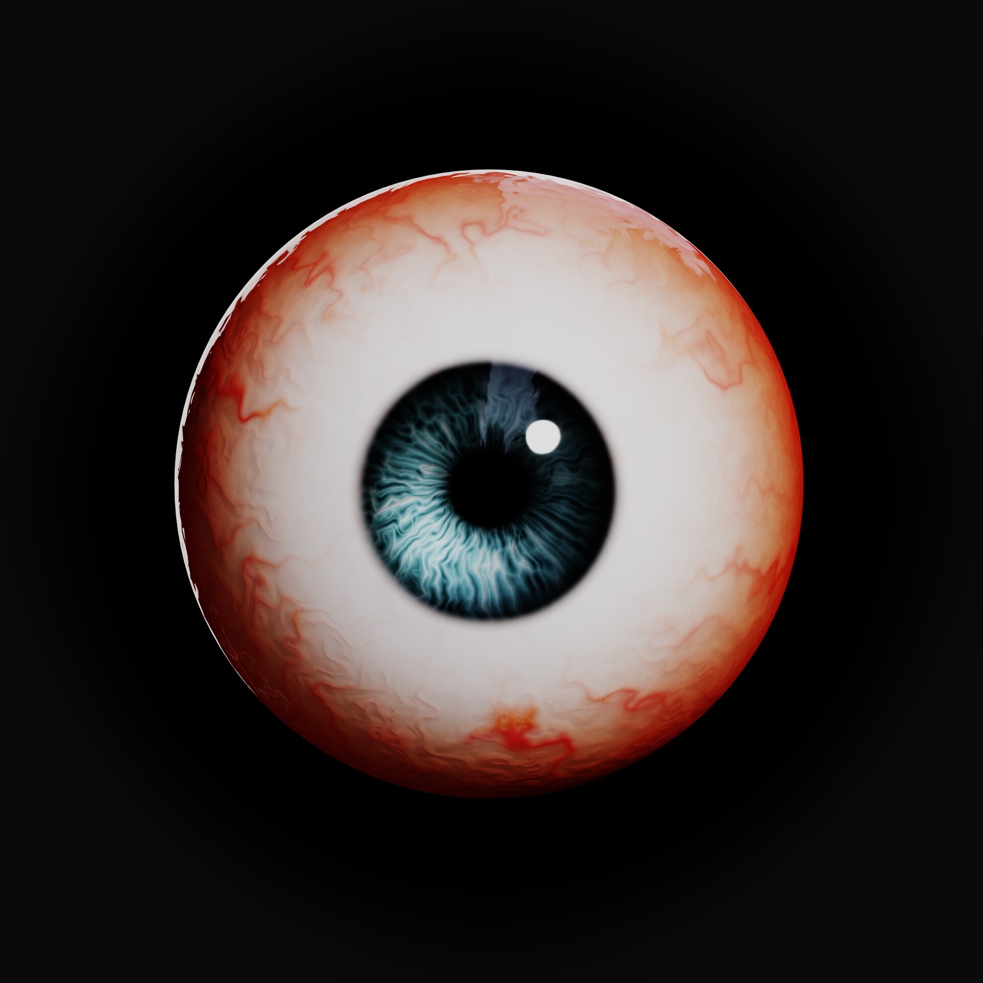 ArtStation Realistic Realtime Eyeball made in Blender