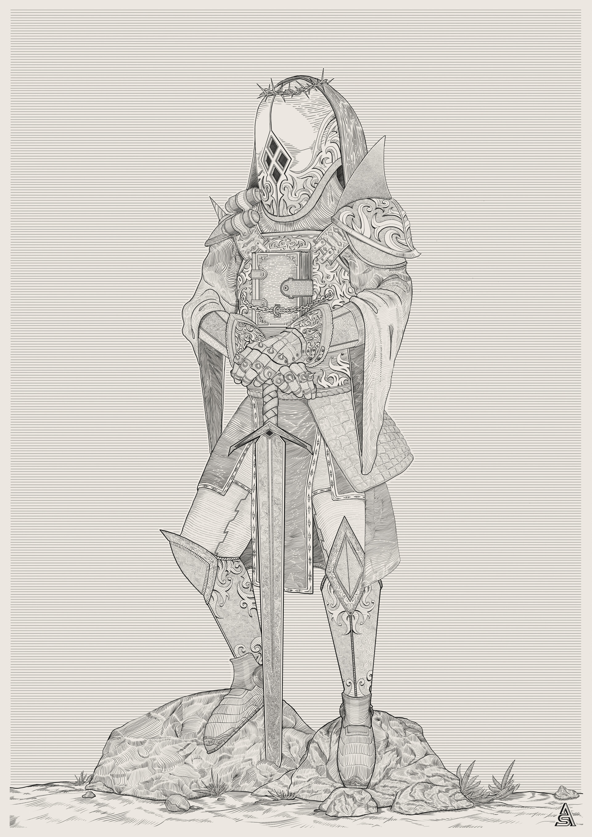 ArtStation Fallen inquisitor