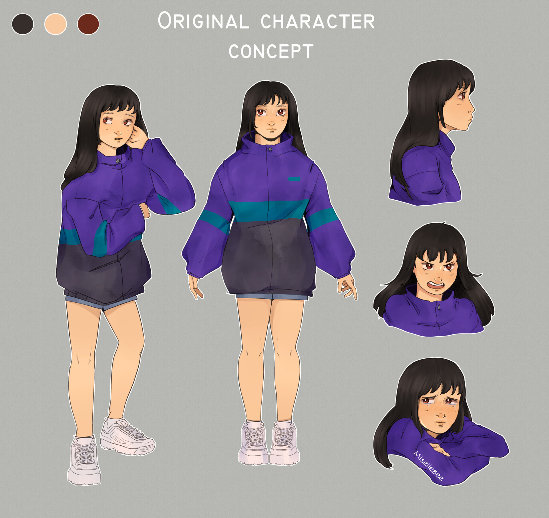 ArtStation - Original character design - Camila