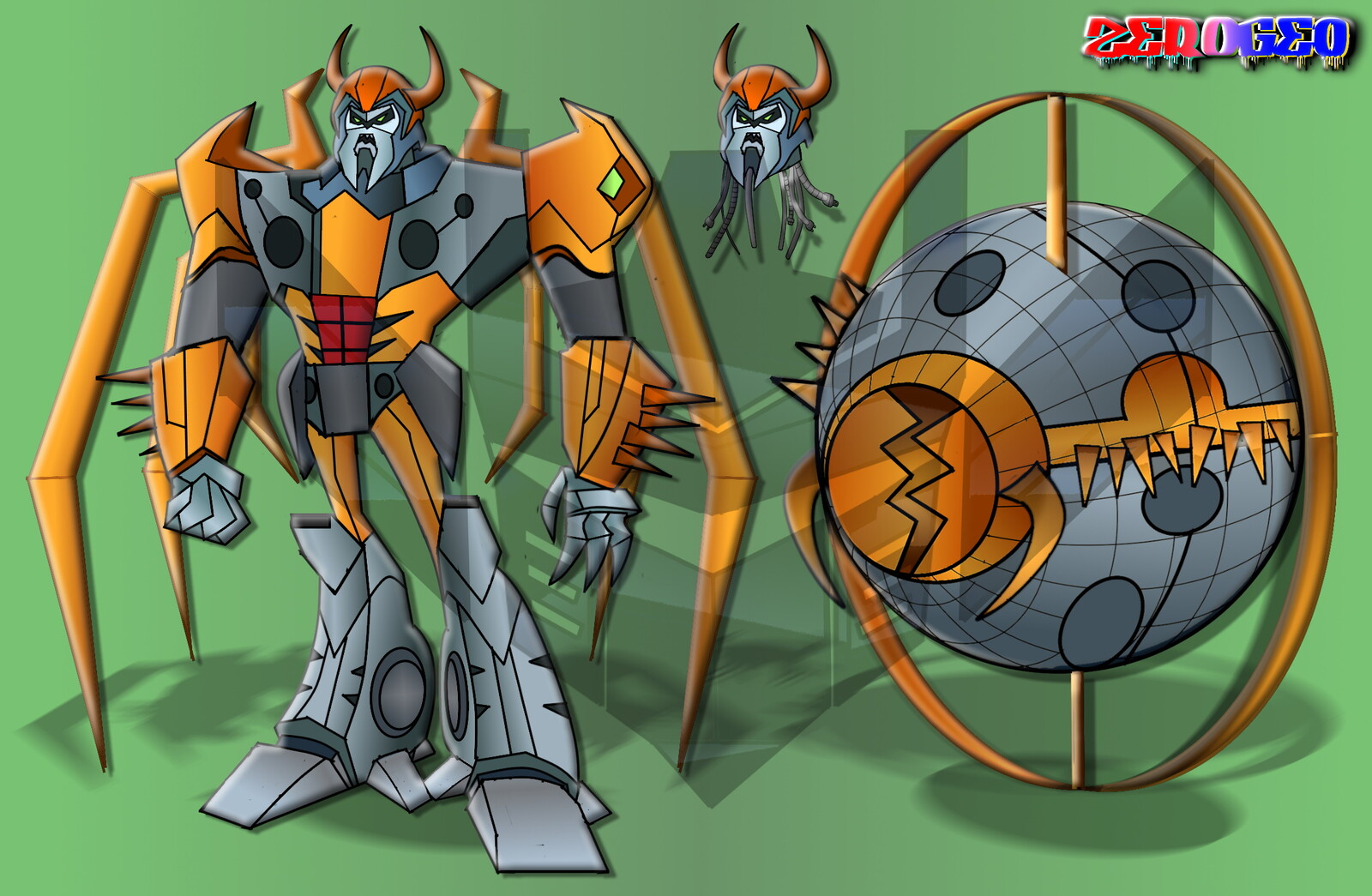 Scourge Prime Studios Transformers Animated Unicron