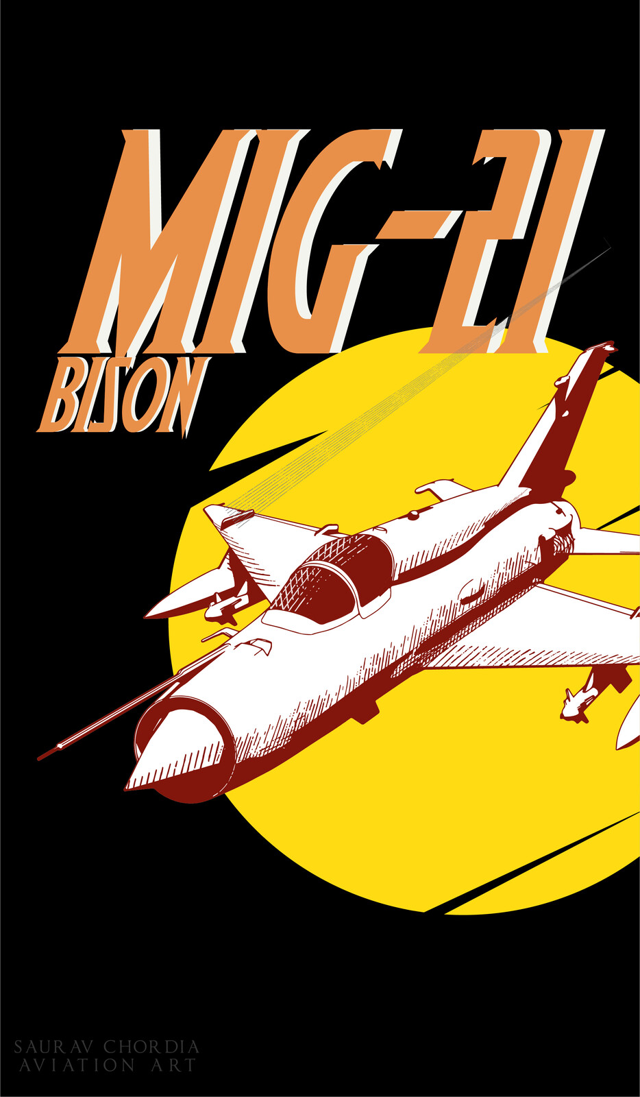 Mig-21 Bison. 