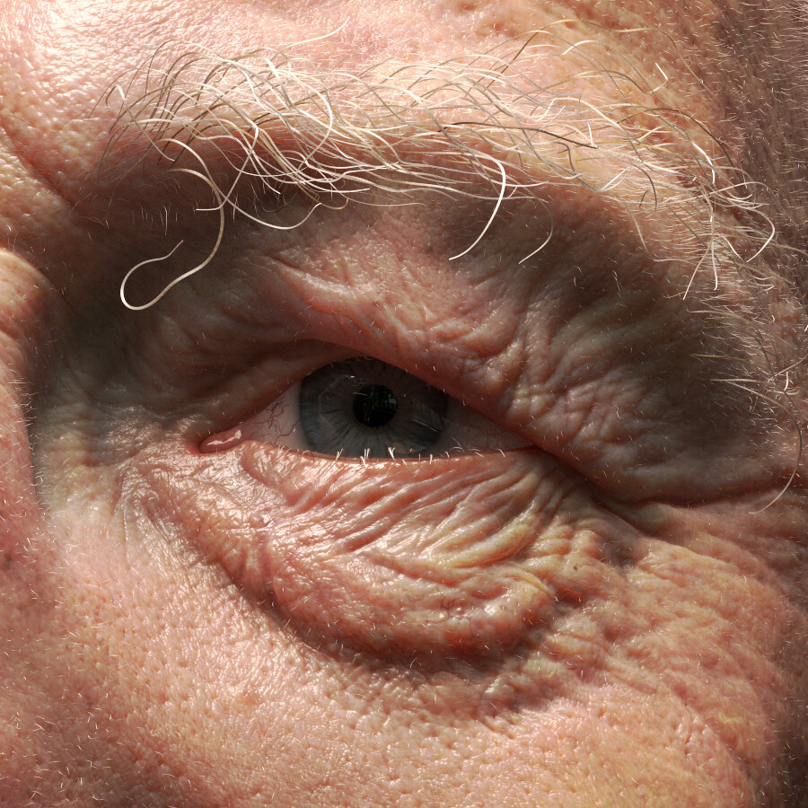Eye close up