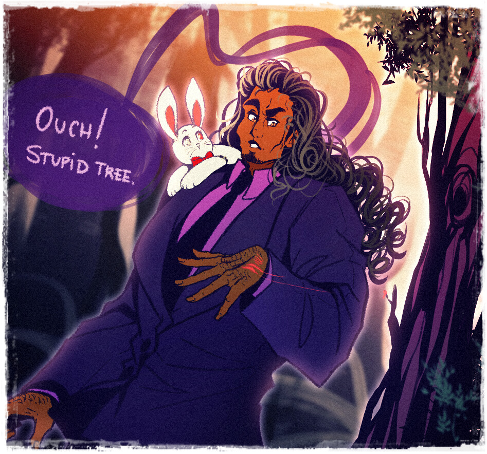 ArtStation - Overprotective possessed bunny