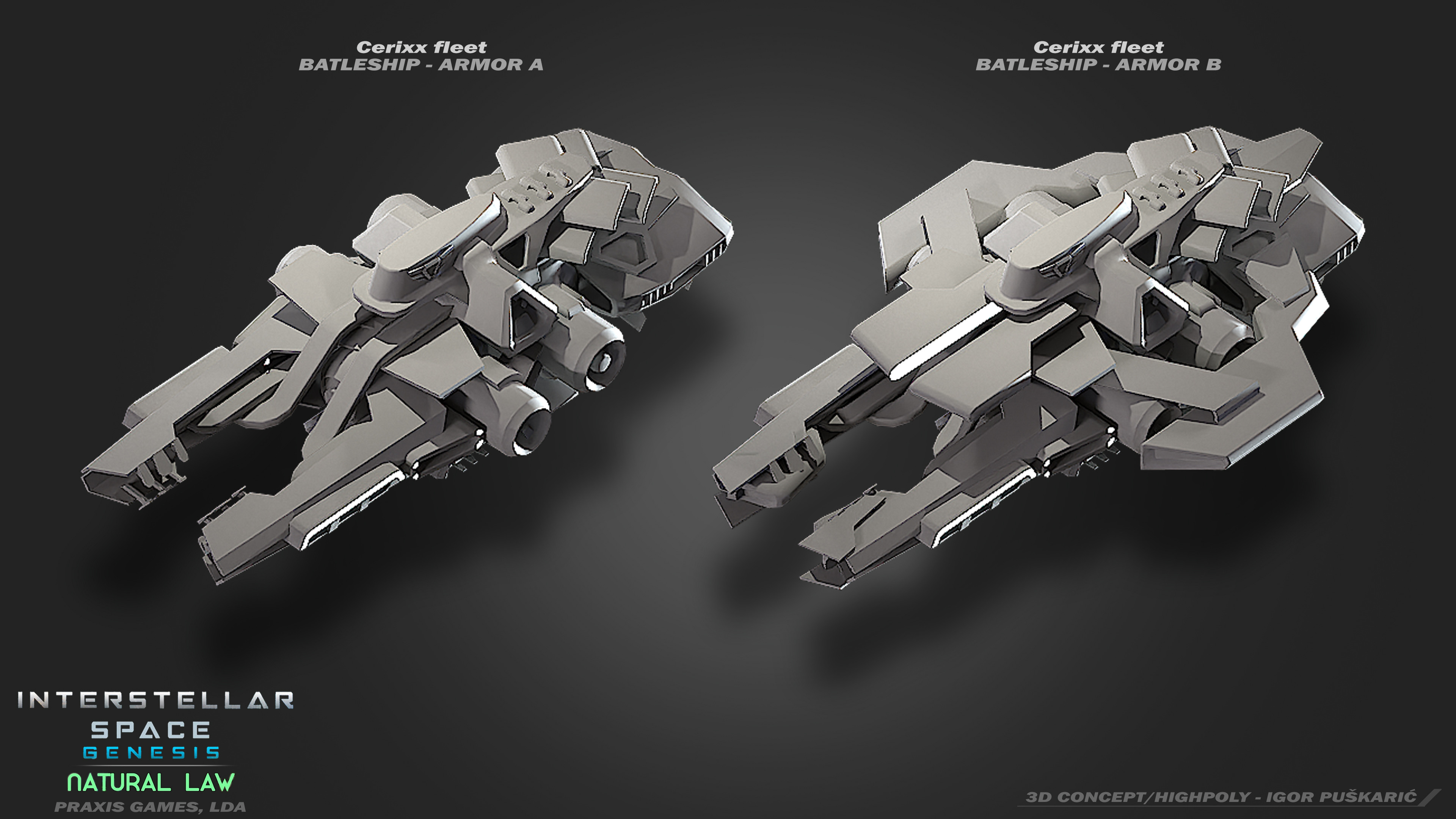 Cerixx Battleship A and B versions