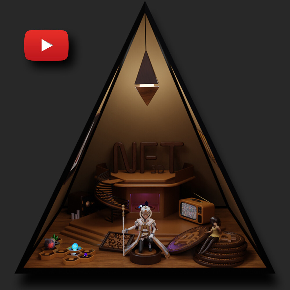 ArtStation - 3D isometric NFT - Interdimensional