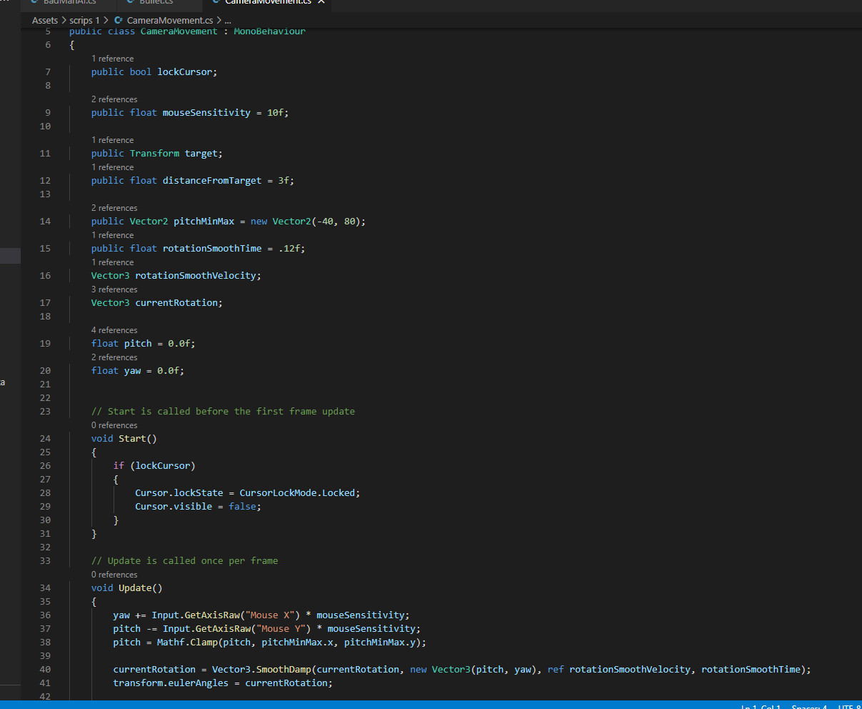 ArtStation - coding for camera movement