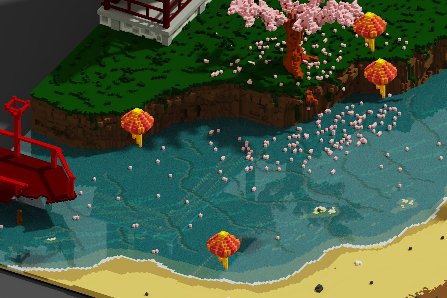 Роман Яшин - Voxel river