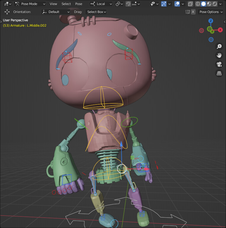 ArtStation - Little Bot - 3D rigging/Animation