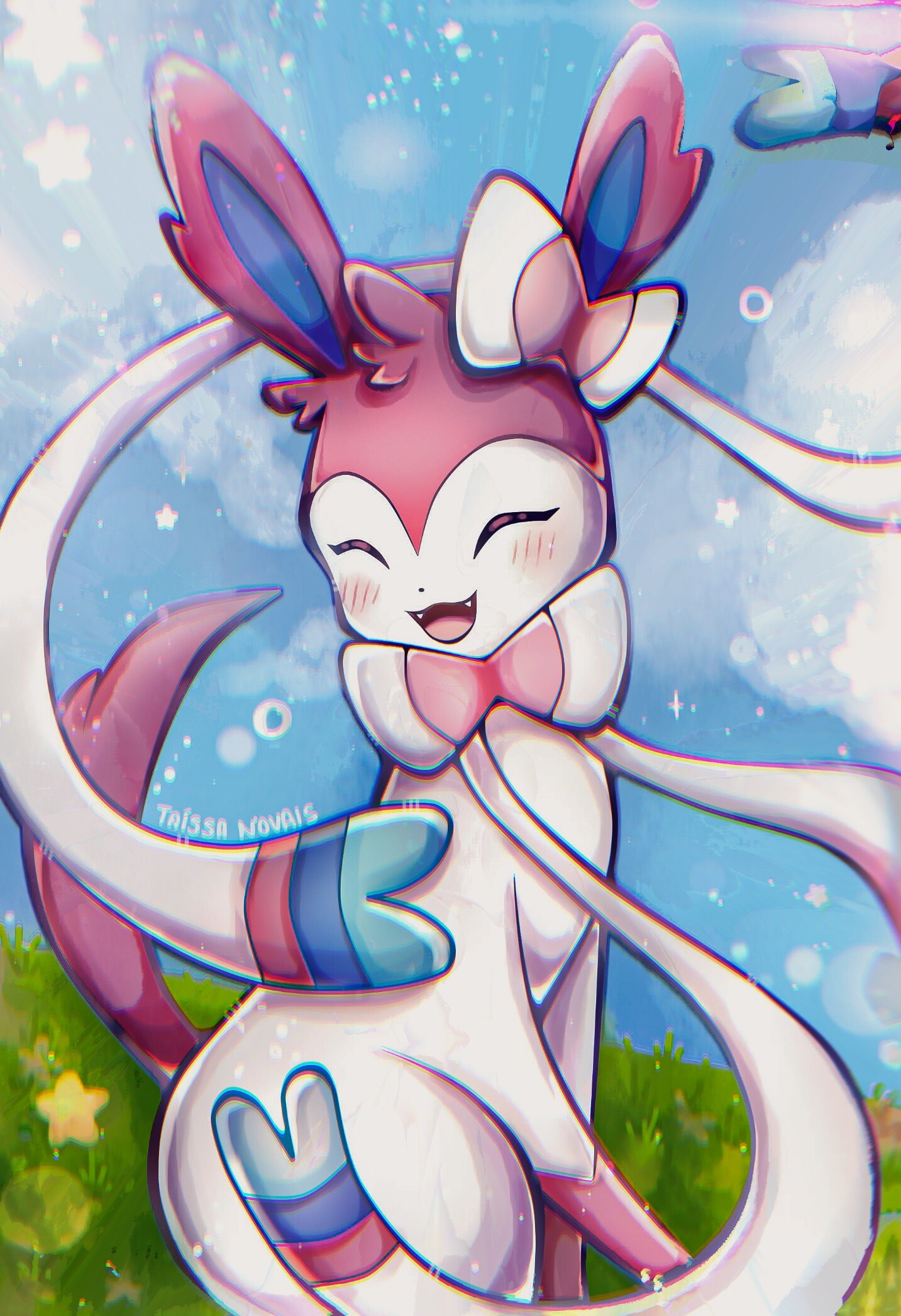 ArtStation - Sylveon, the most cute fairy-type pokemon