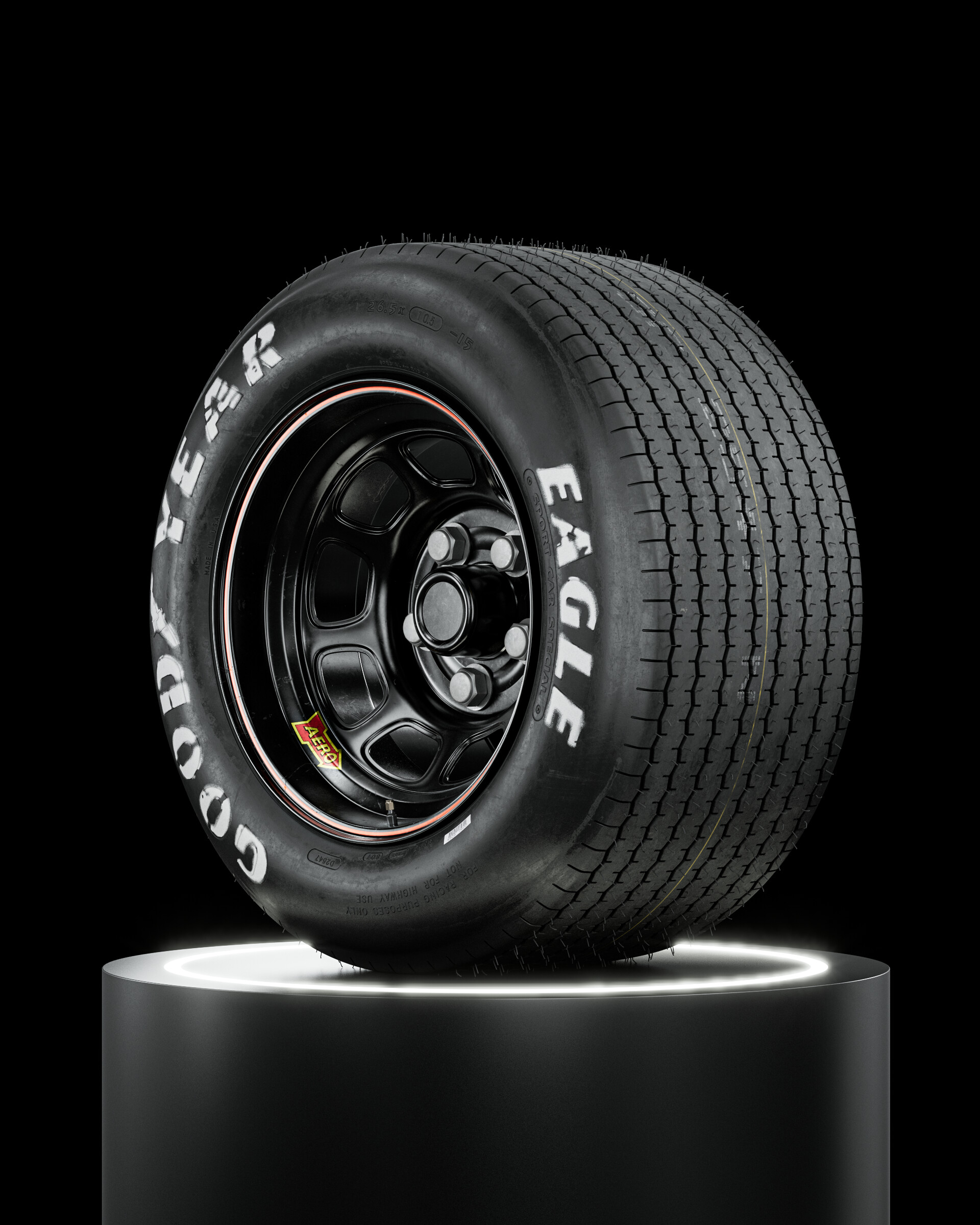 ArtStation GoodYear Eagle Vintage 26.5x10.5 15 (Real World Details)