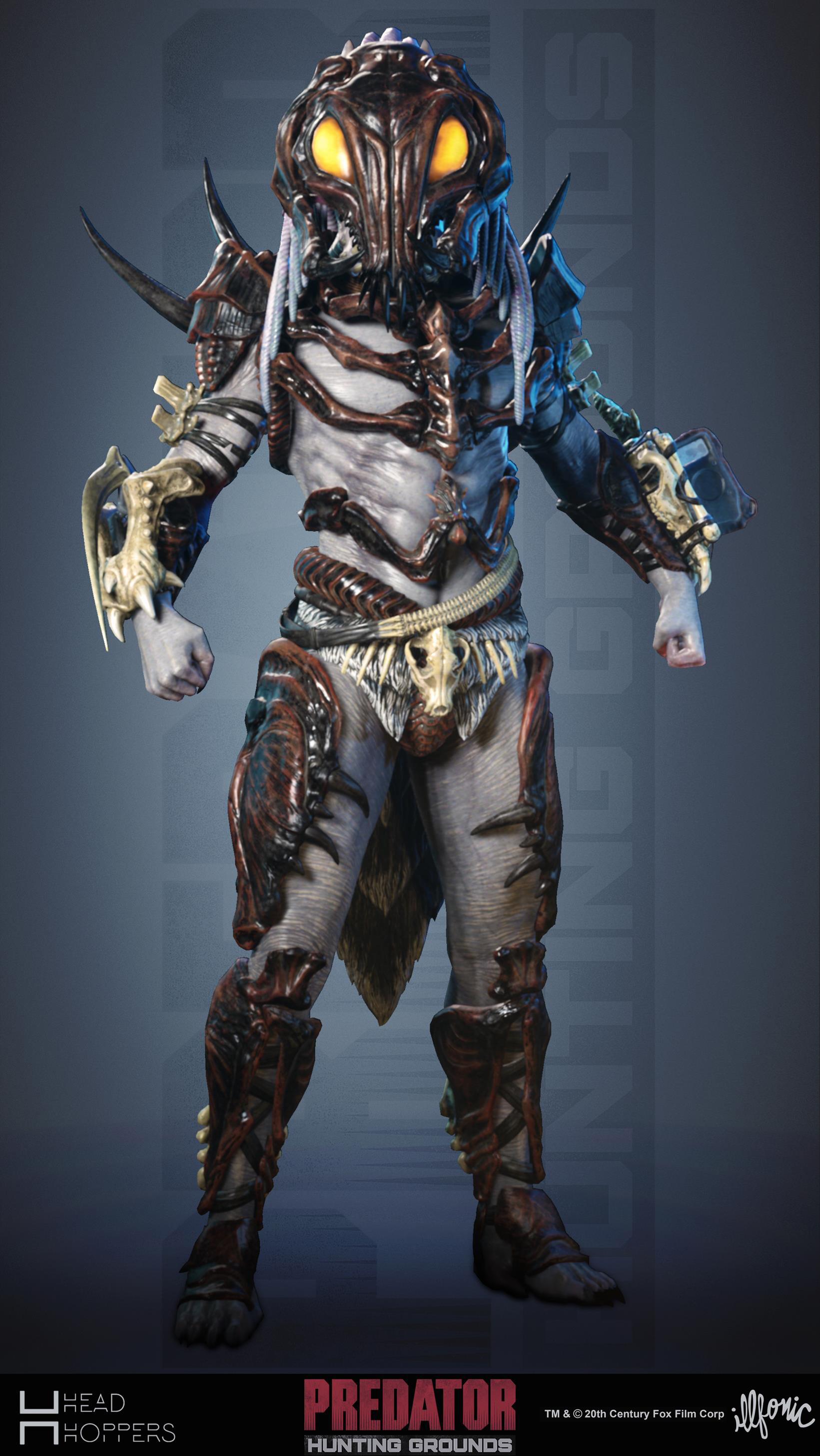 Outsource 3D Art Services for Video Games Alpha Predator Predator Hunting Grounds