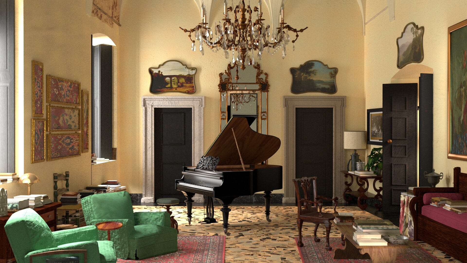 Artstation Call Me By Your Name Livingroom