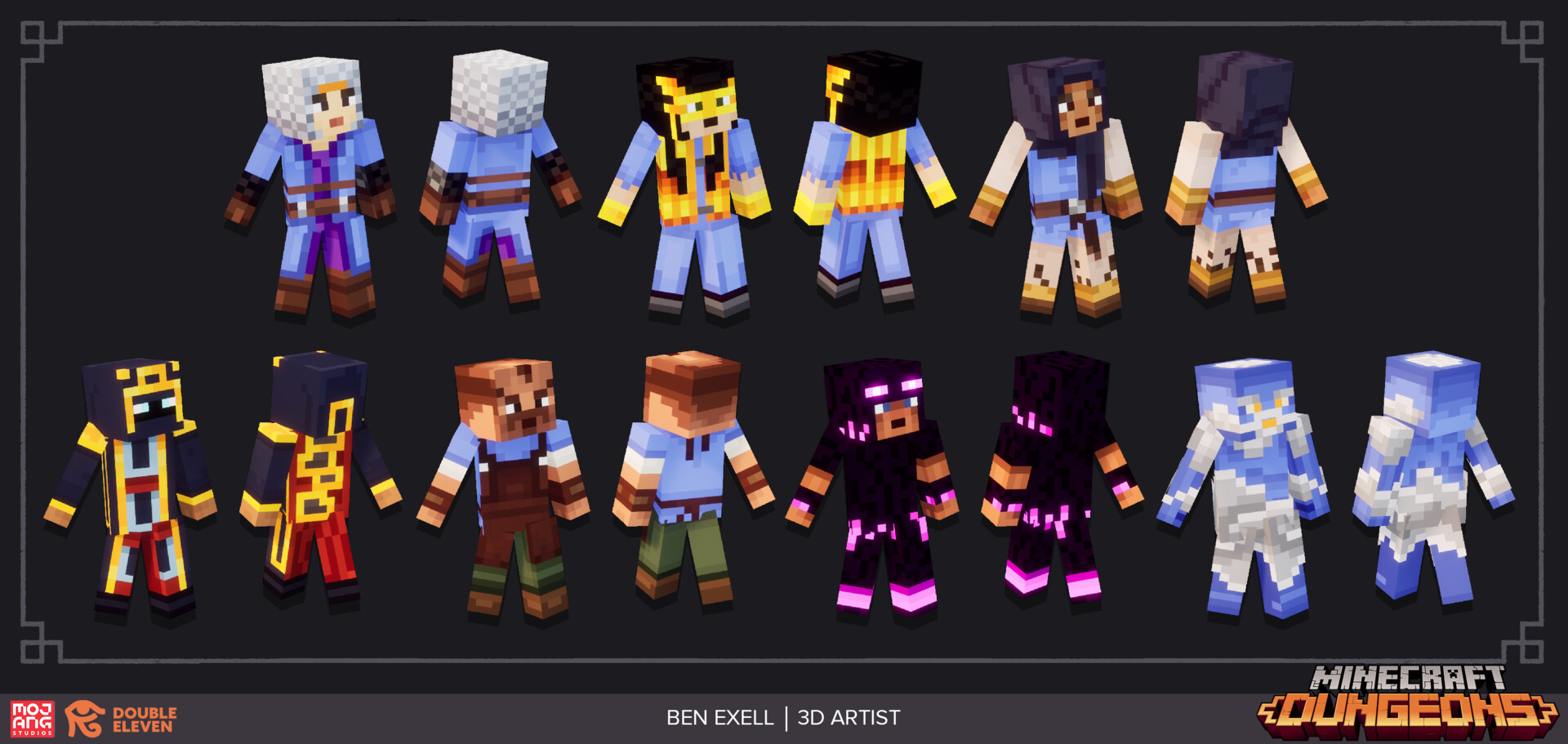 ArtStation - Minecraft Skins