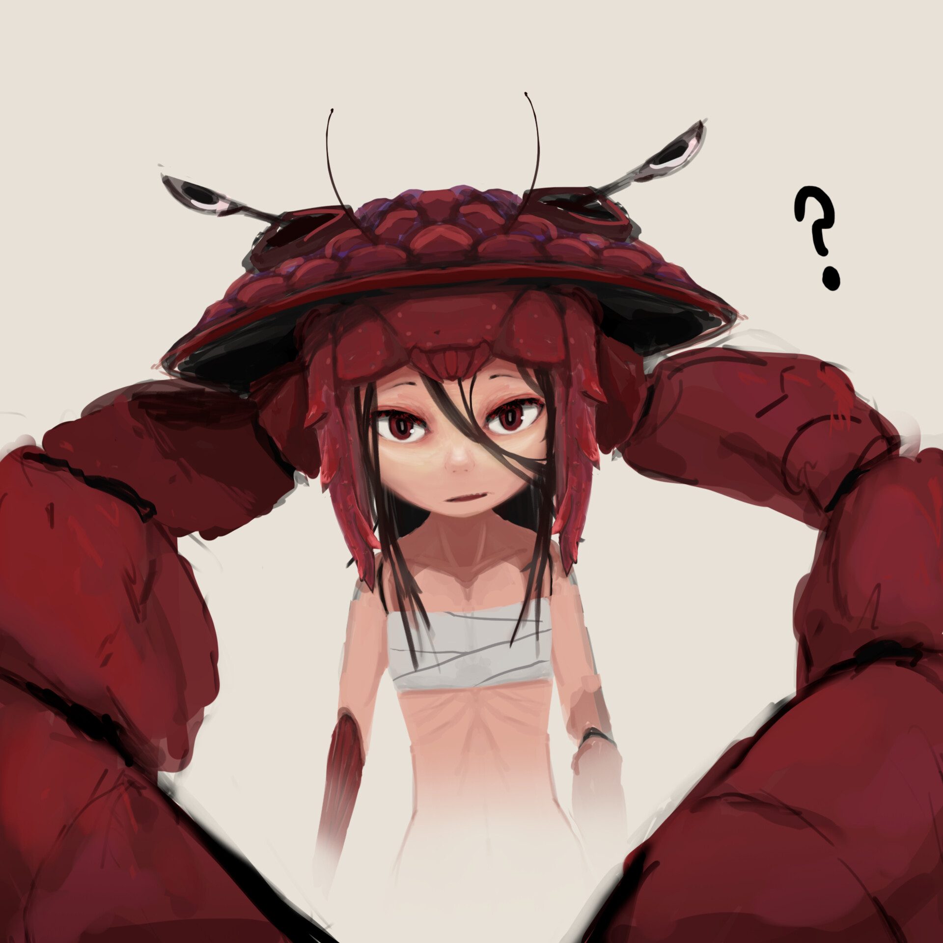 Cancer the Crab Chibi Zodiac Anime Girl