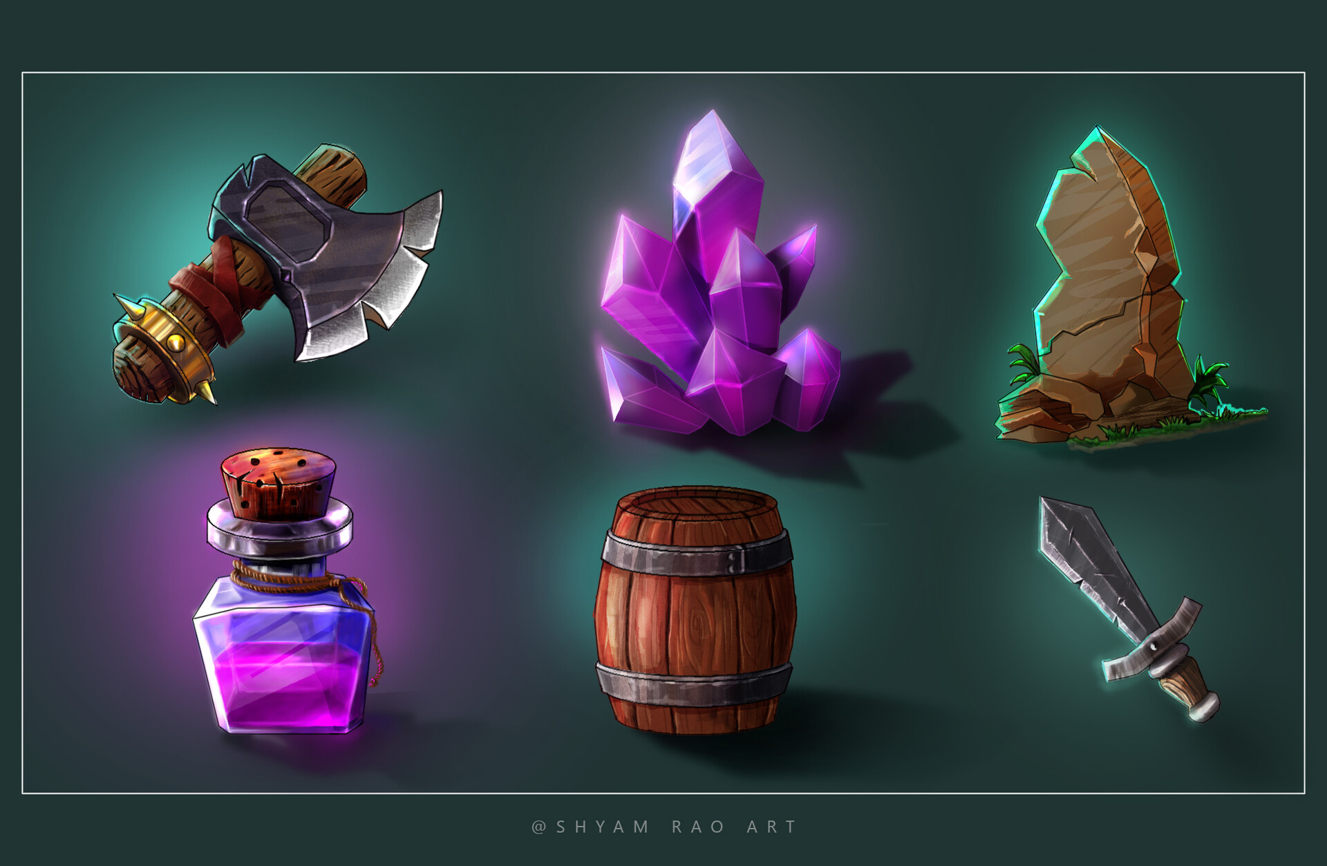 ArtStation Game Assets Design