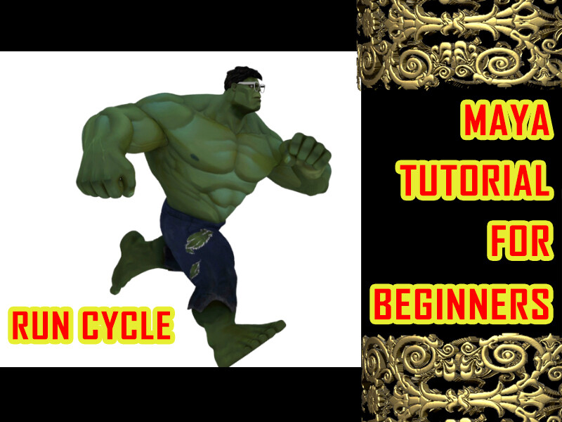 ArtStation - maya run cycle | maya animation tutorial| hindi animation  tutorial|run cycle maya| easy run cycle