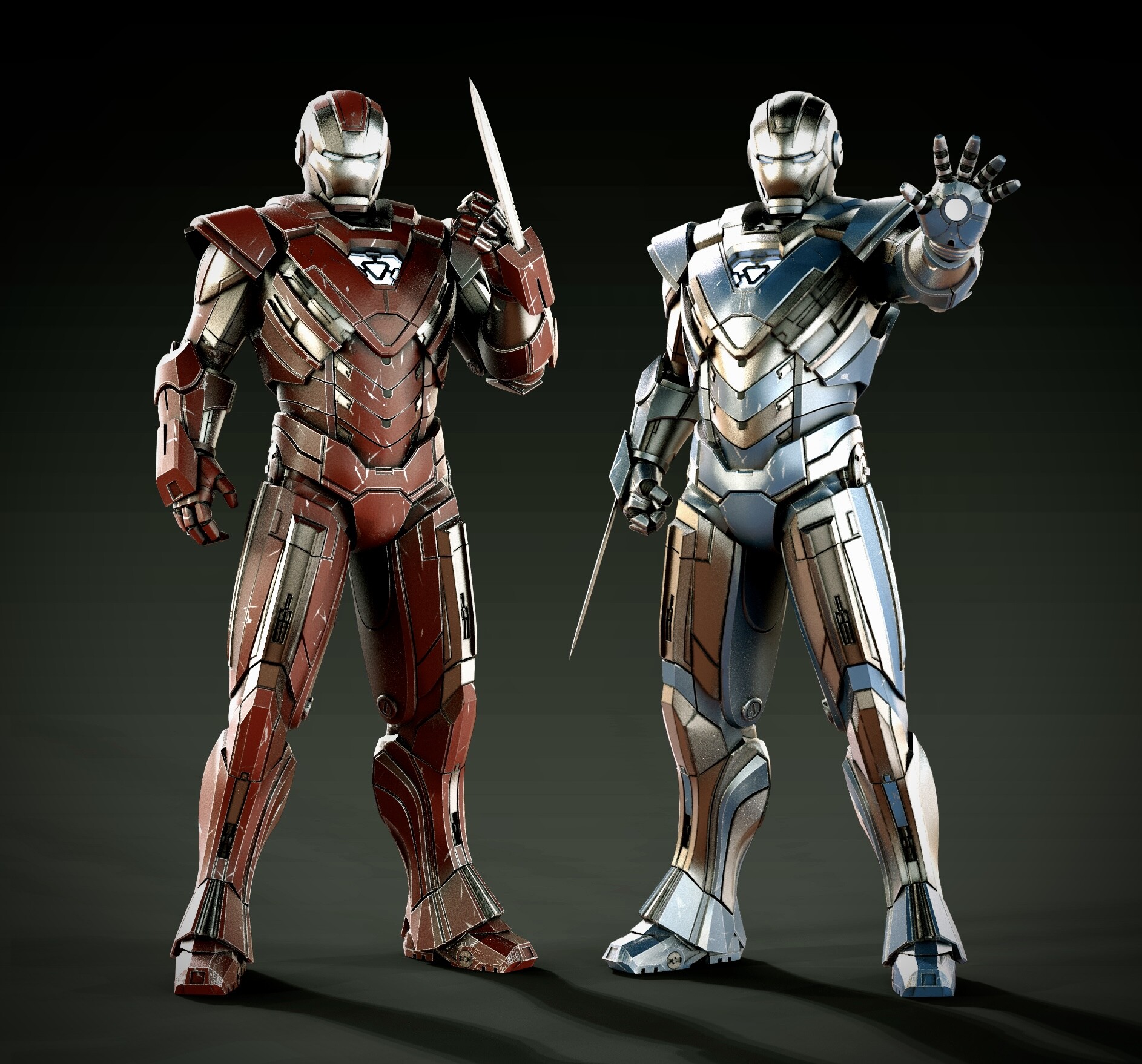 ArtStation IRONMAN Mark30 BLUE STEEL