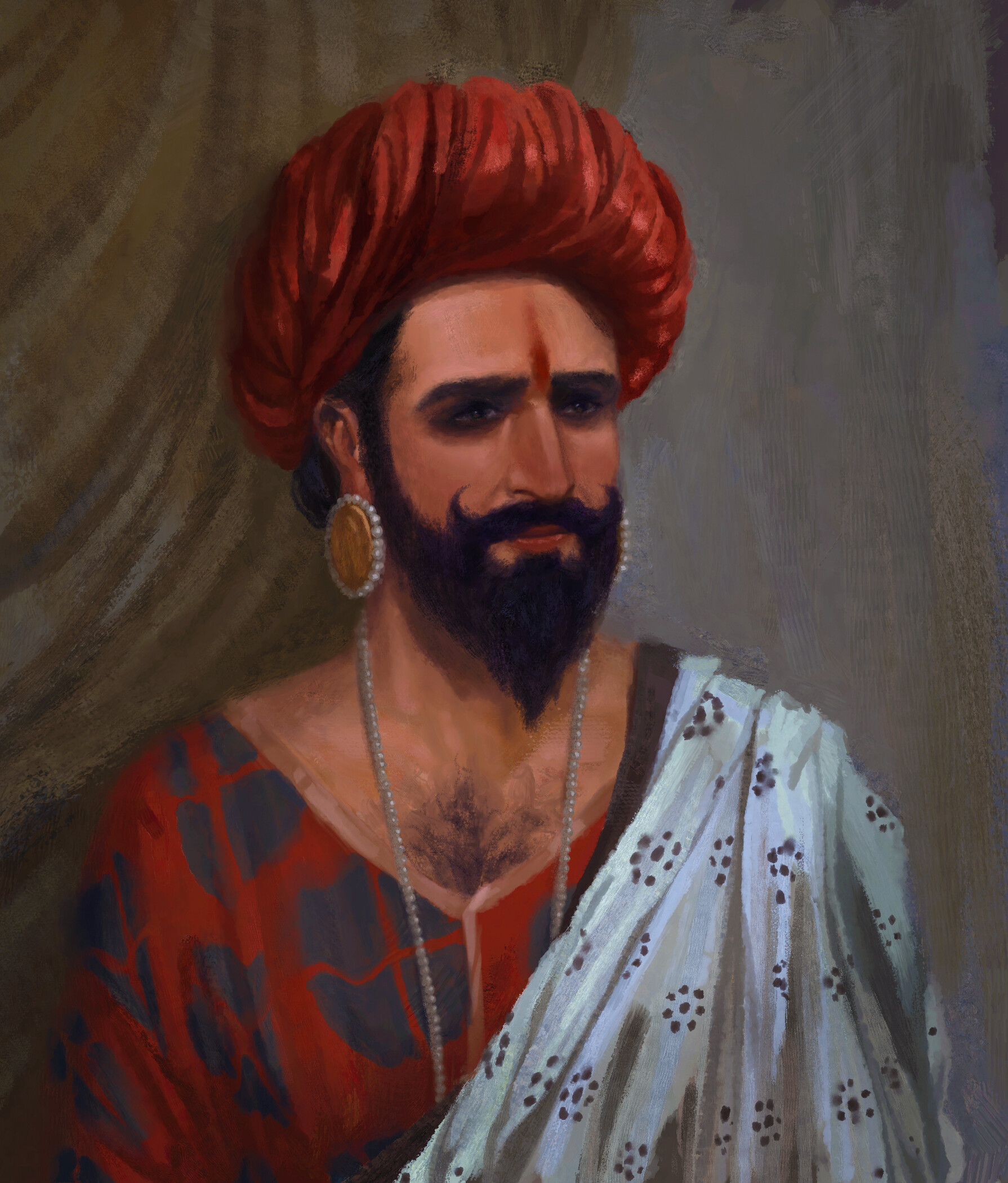 Arsalan Khan - Maharaja Jaichandra, image size:1790x2100