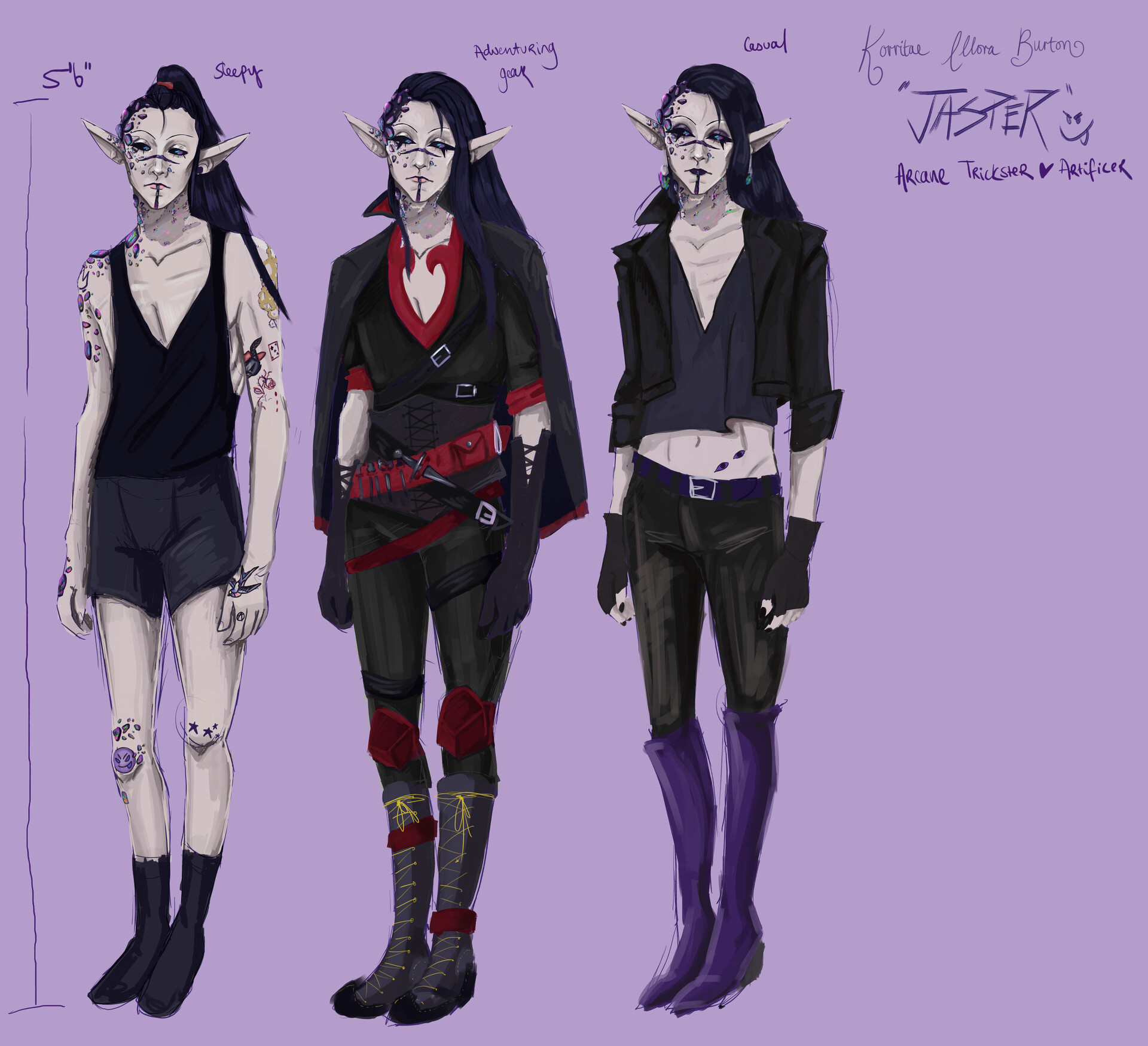 ArtStation DnD Character Reference Jasper