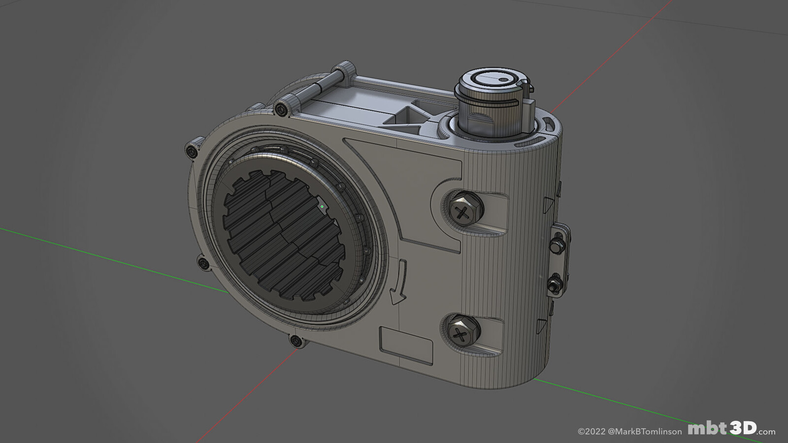 Double Joint - Import Screenshot of exported topology.