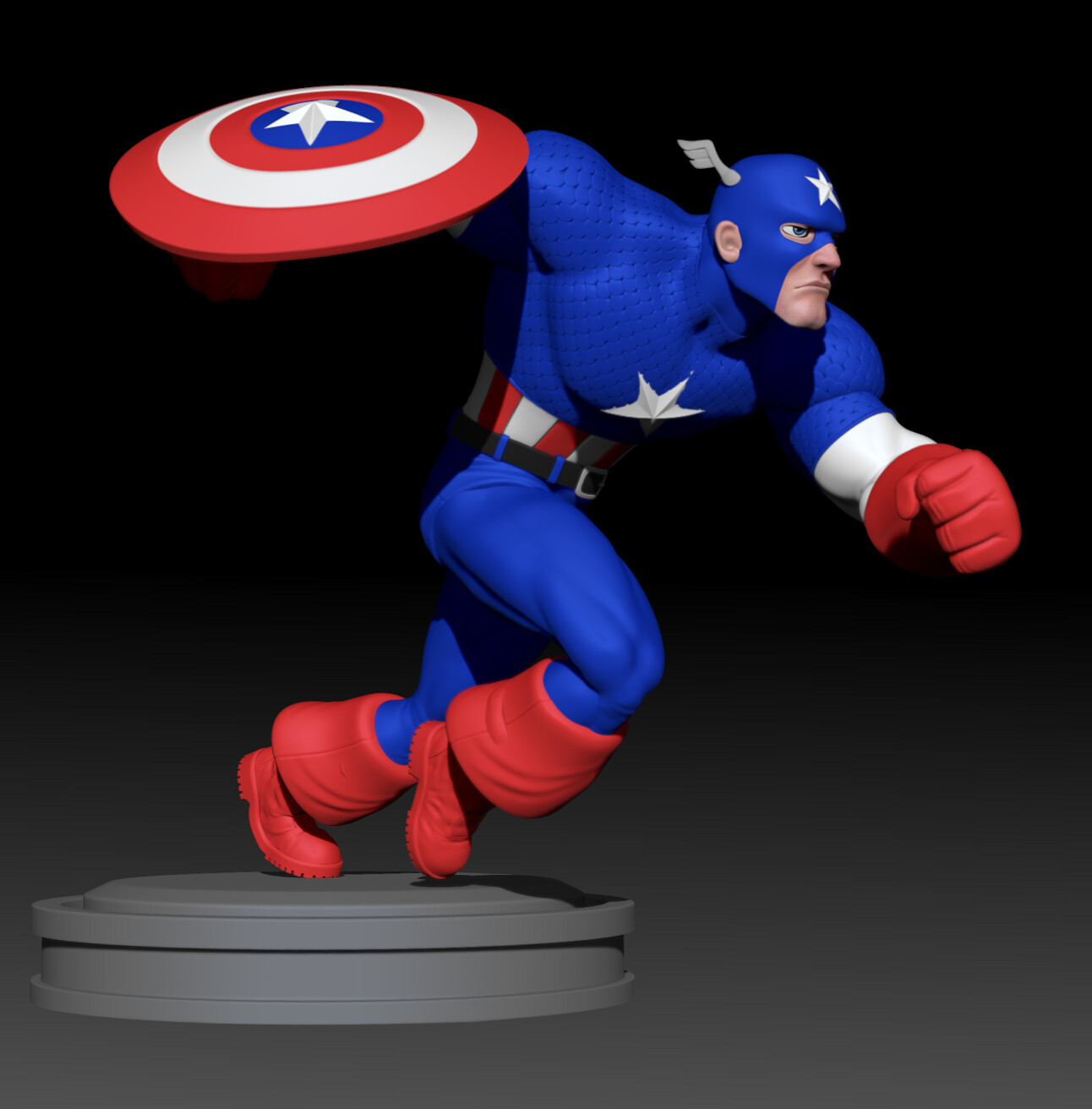 Get Good with Vince - Captain America - ZBrush Sculpt